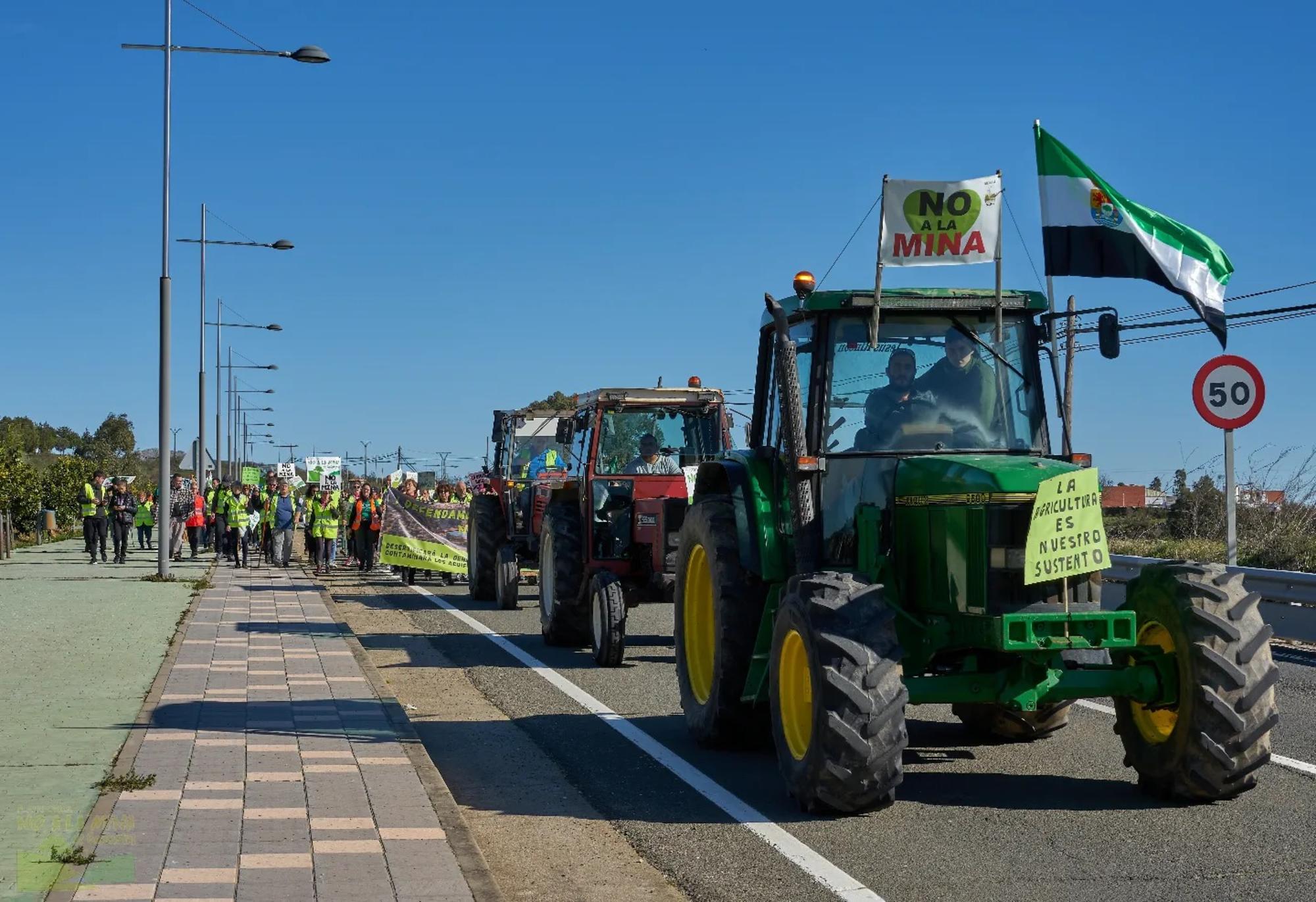 Tractorada ecologista Extremadura