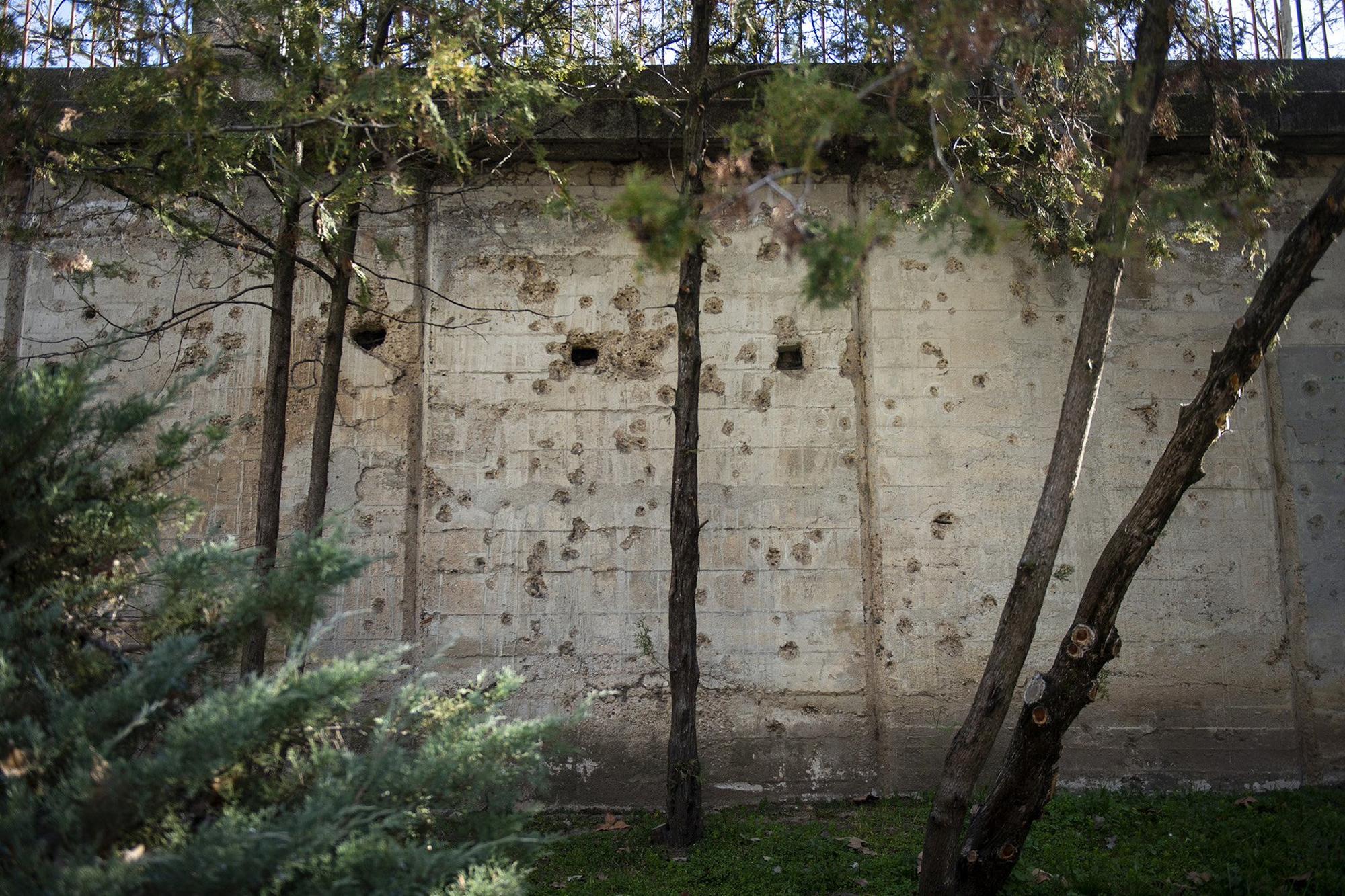 Muro Facultad Periodismo Guerra Civil