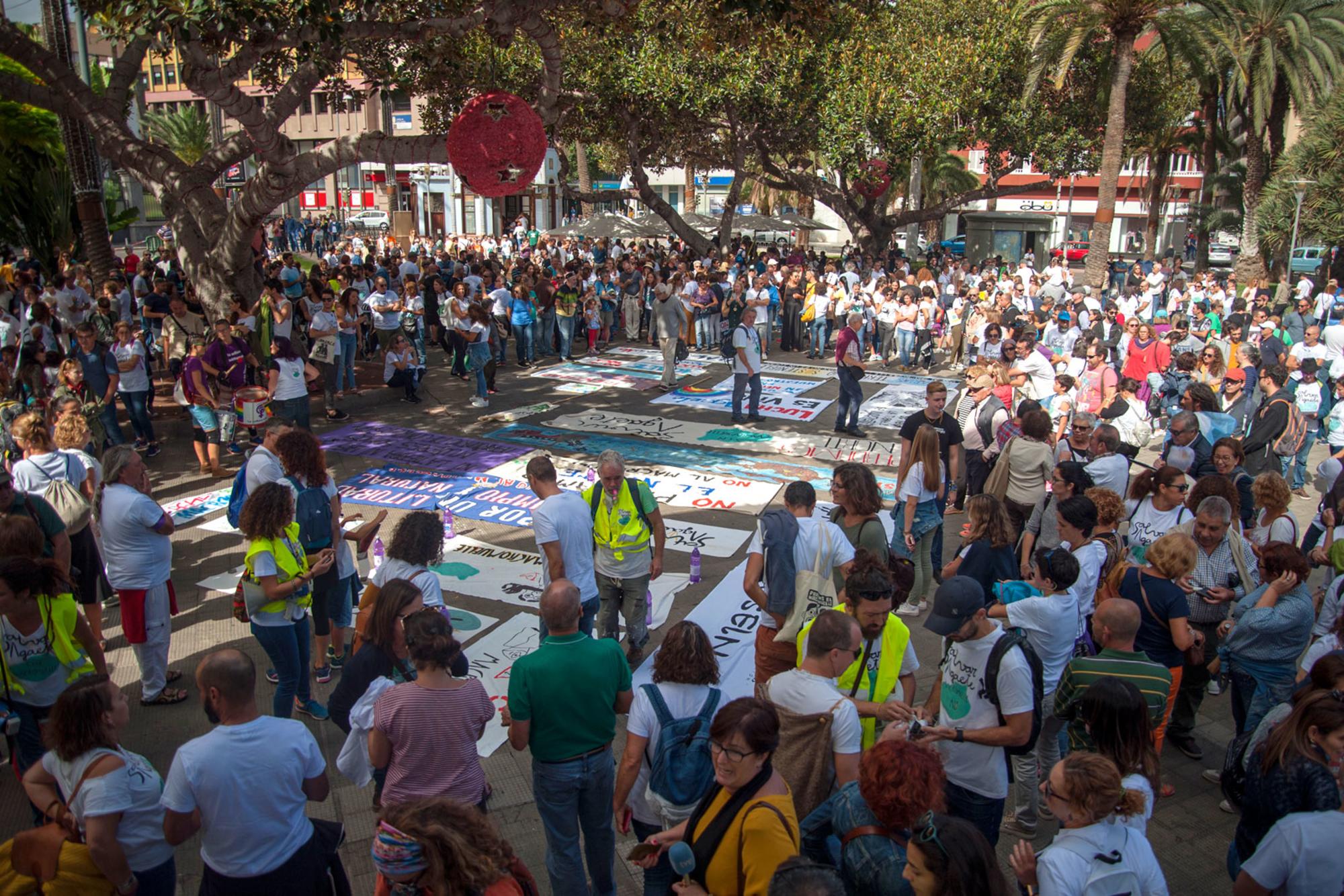 Contra la ampliación del puerto gran canario de Agaete.