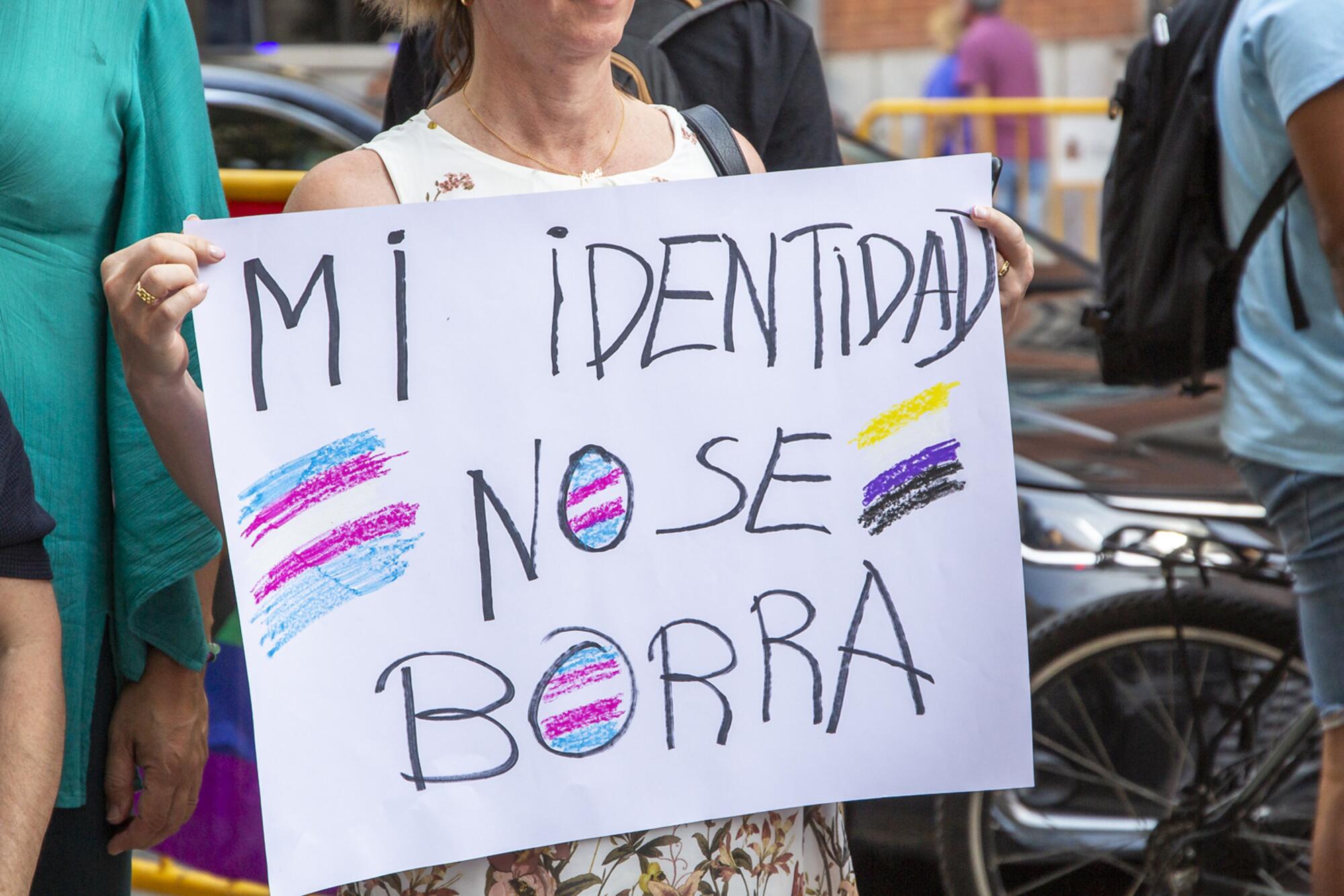 Concentración Derechos Trans fallecidas Ministerio - 4