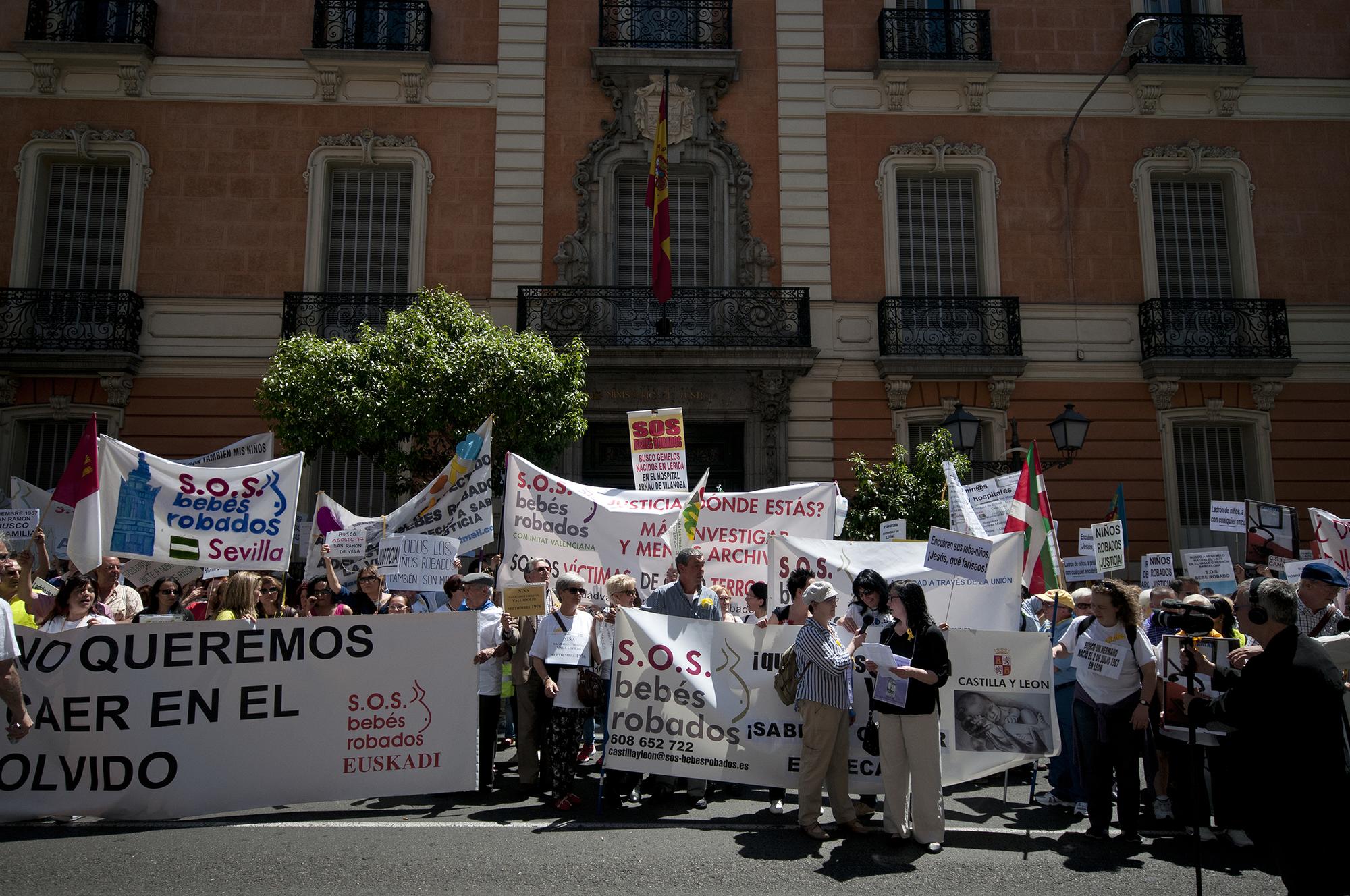 Manifestación niños robados Justicia