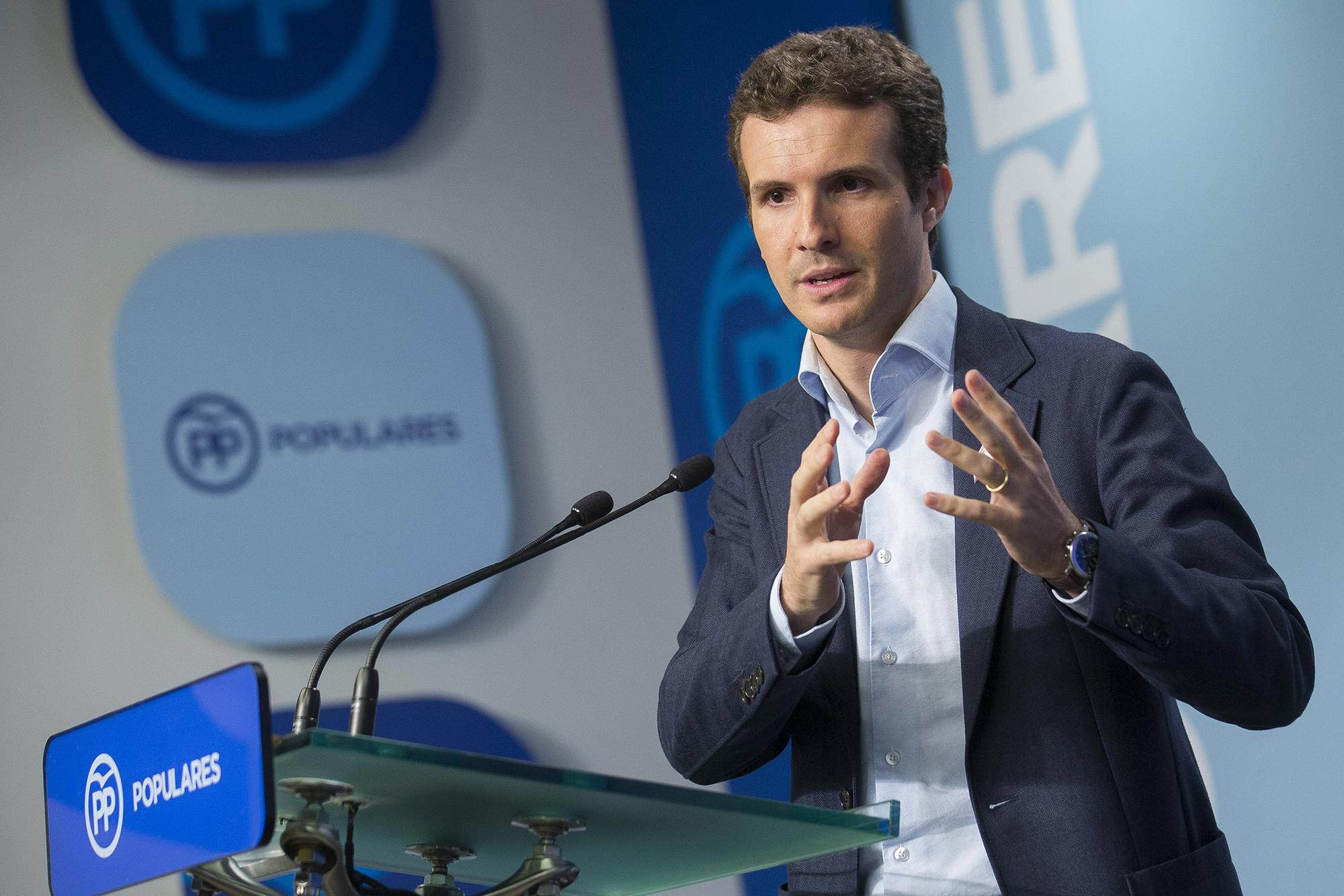 Pablo Casado Rueda de prensa