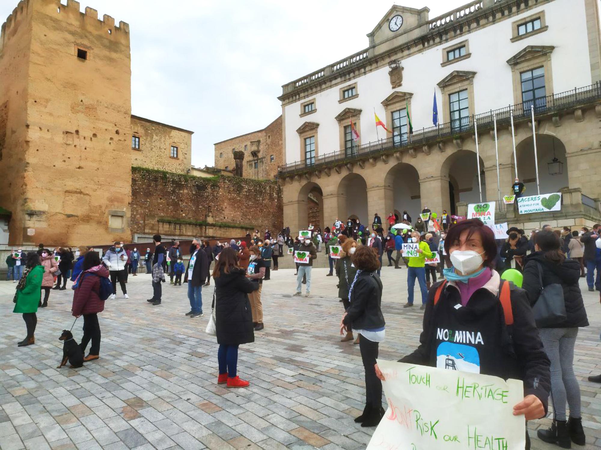 Concentración Cáceres 10 febrero 2021