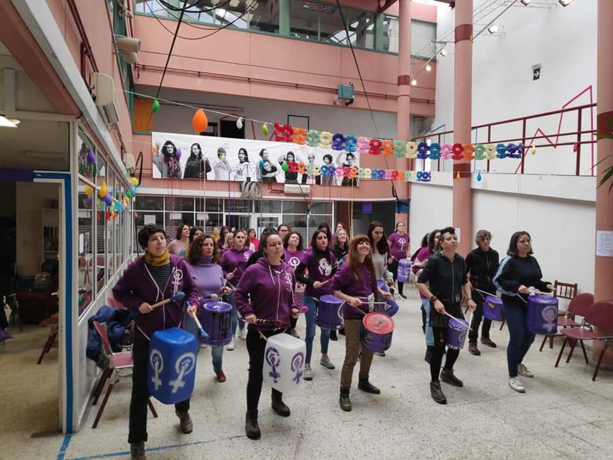 Foto batuque feminista no Matadoiro