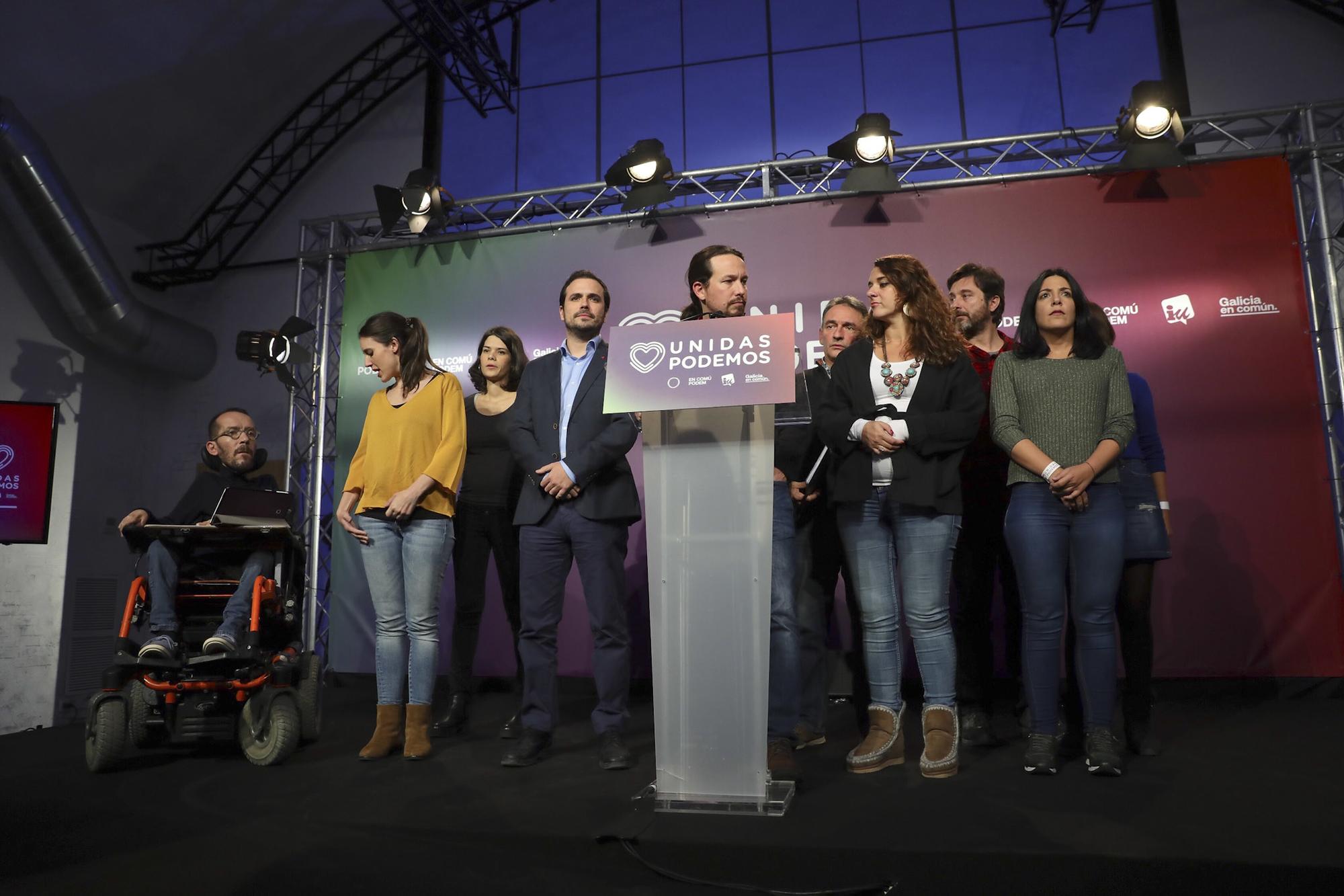 Noche electoral 10-N Podemos - 2