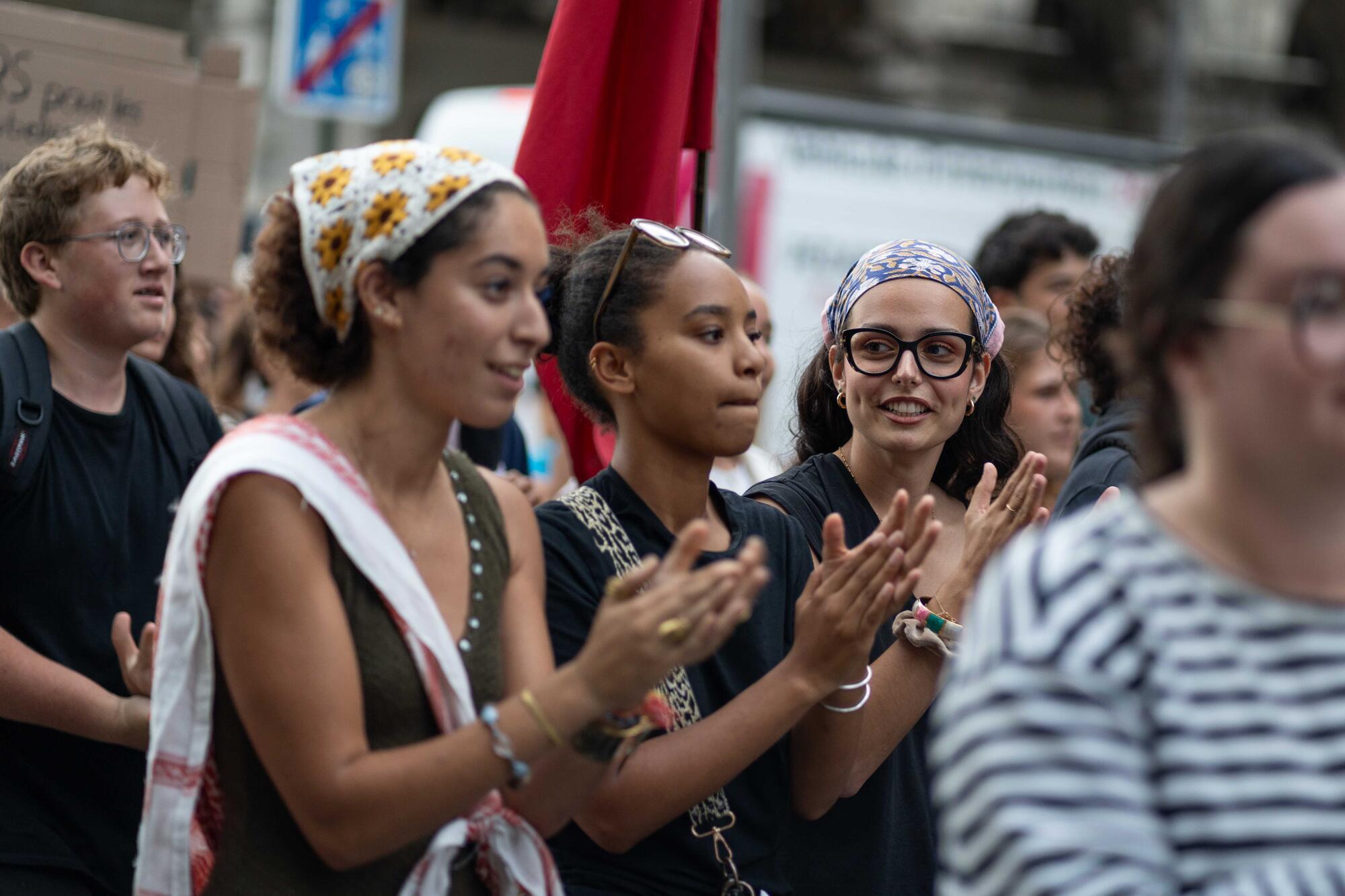 Manifestación estudiantil Baiona - 11