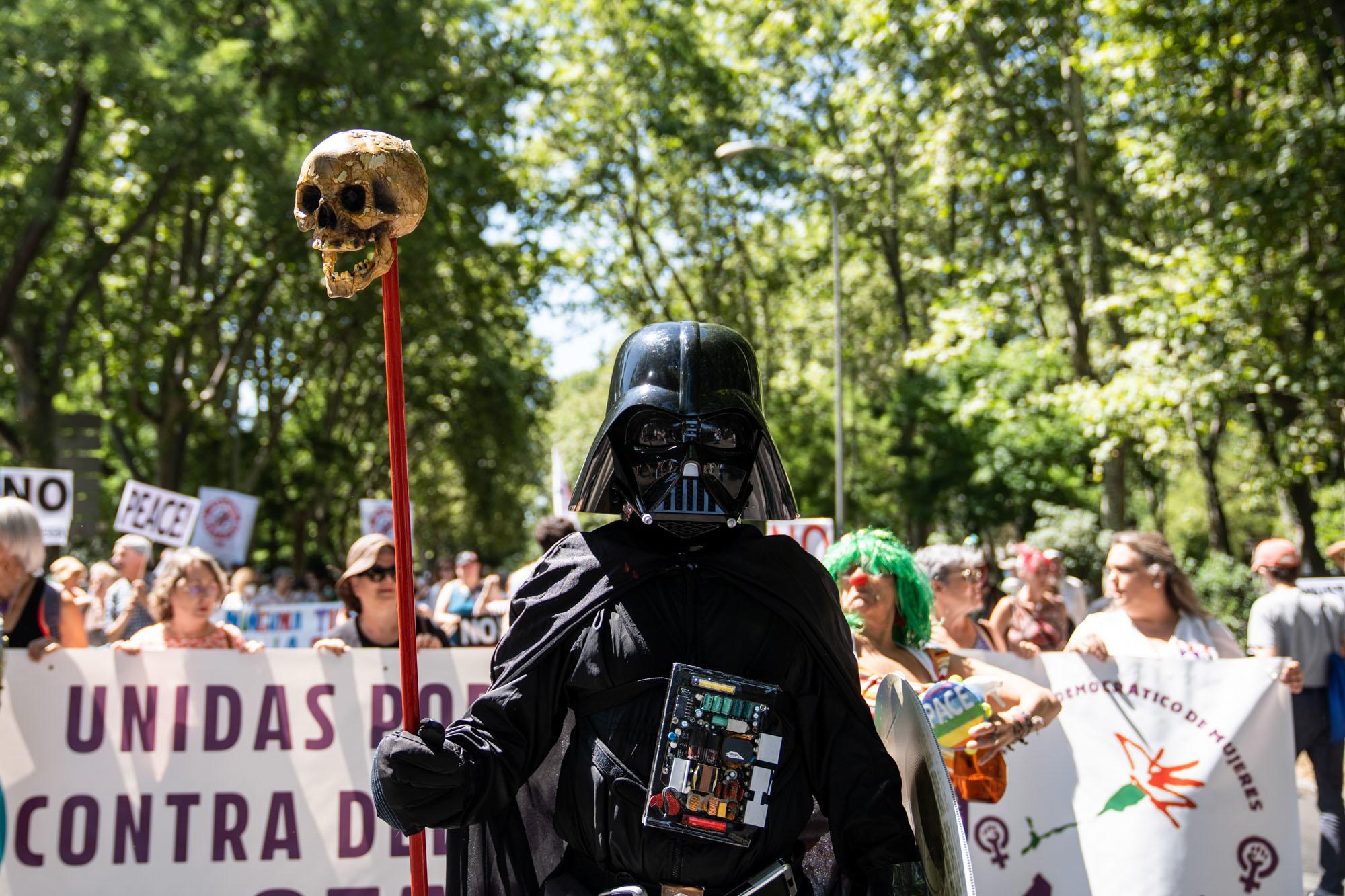 Manifestación contra la cumbre de la OTAN en Madrid - 17