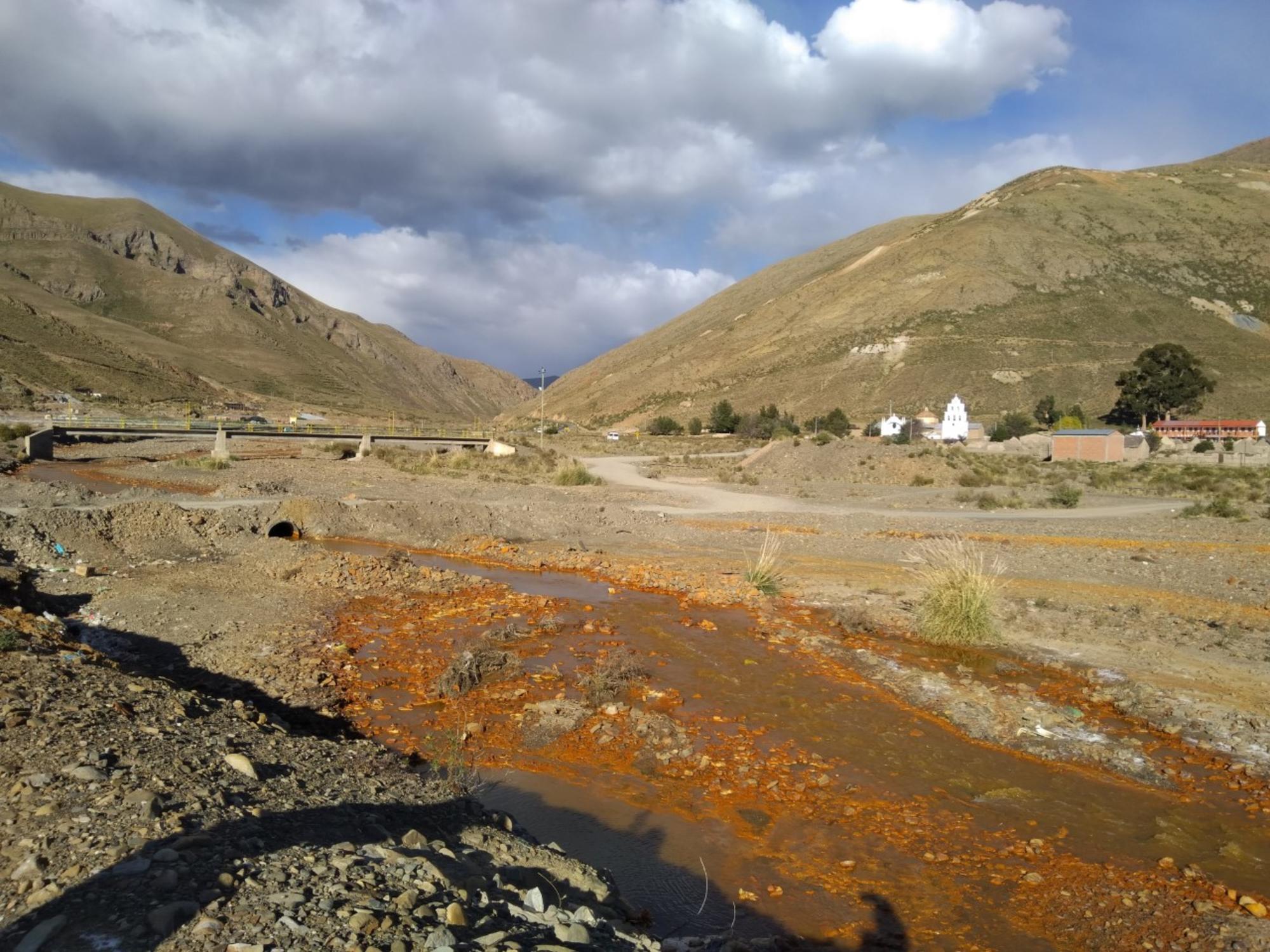 Contaminación Poopó Poopo minería