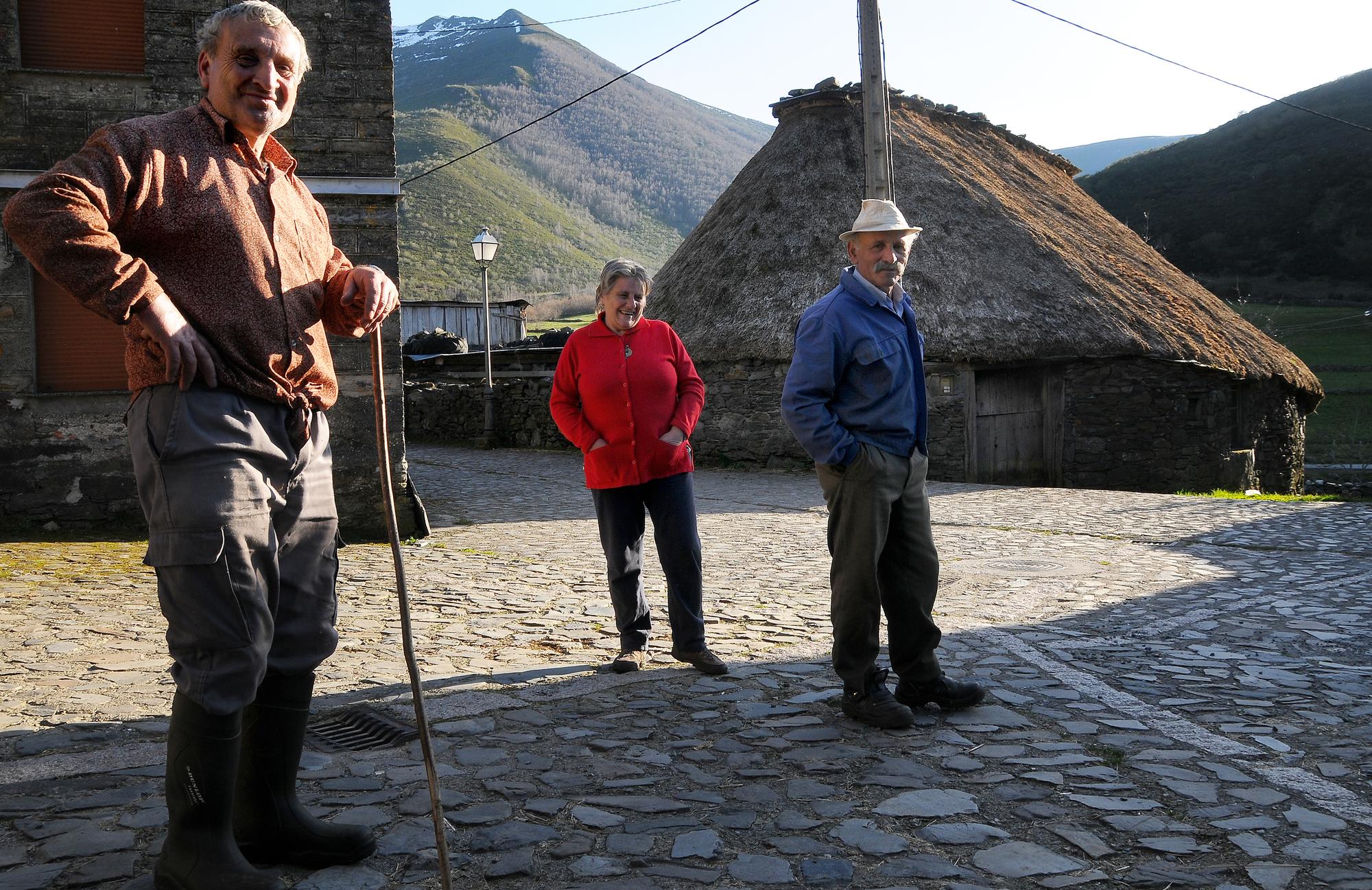 Jose Maria, Celia e Manuel en Balouta. 