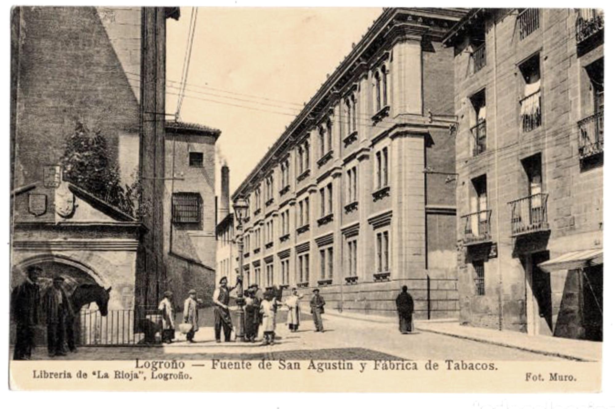 Cigarreras de Logroño. Edificio de la Fabrica de Tabacos. Logroño