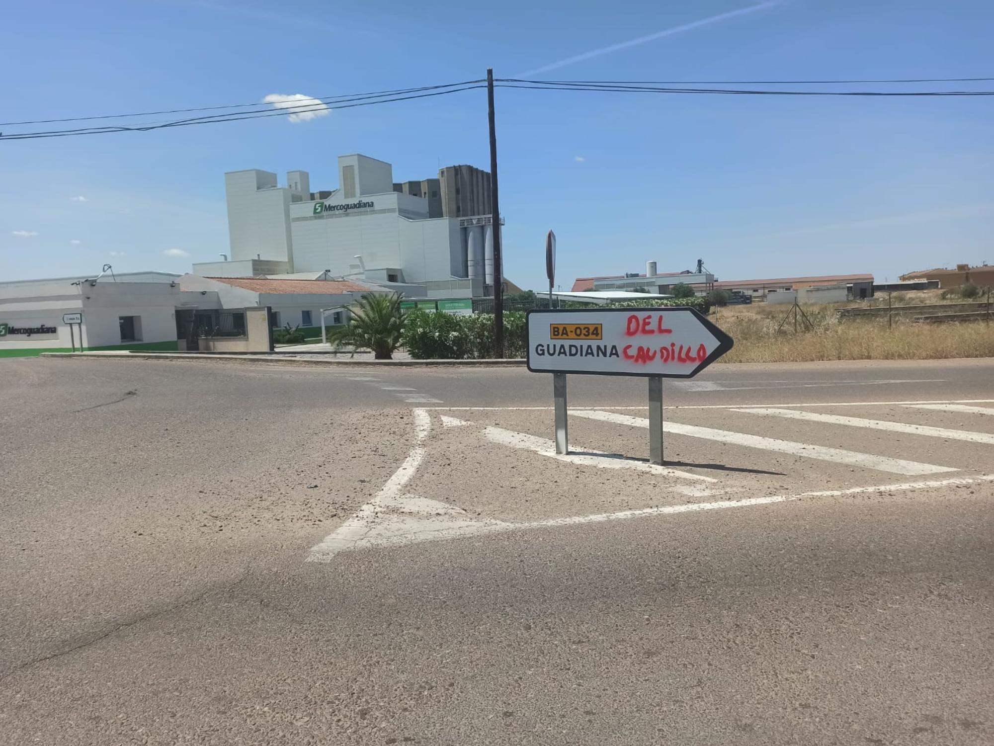 Pintada en Guadiana