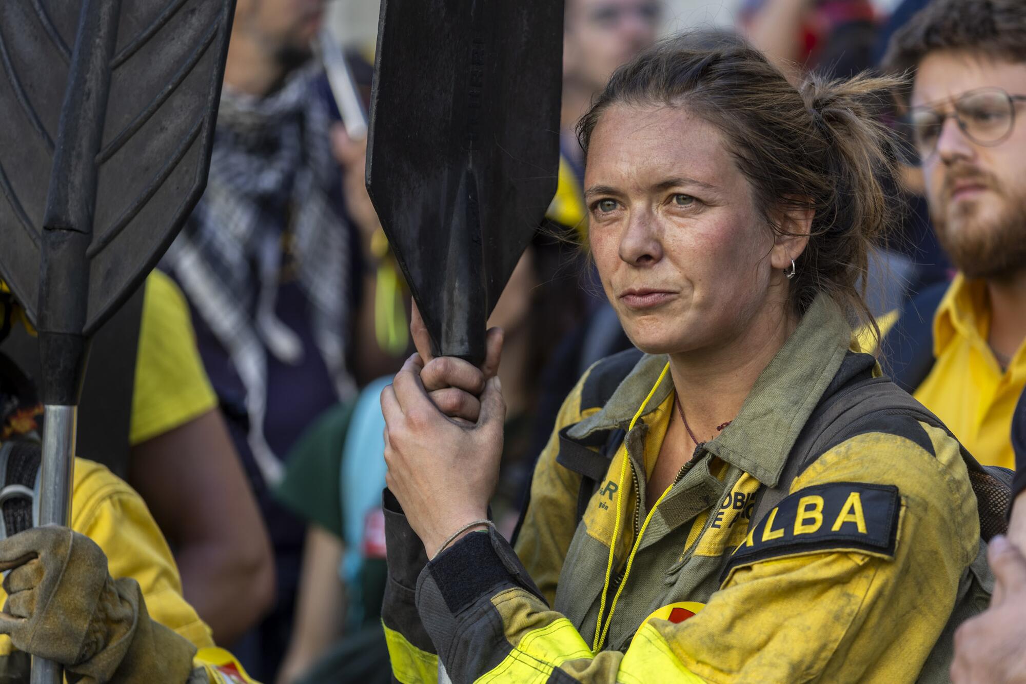 Manifestación bomberos forestales 18 octubre - 6