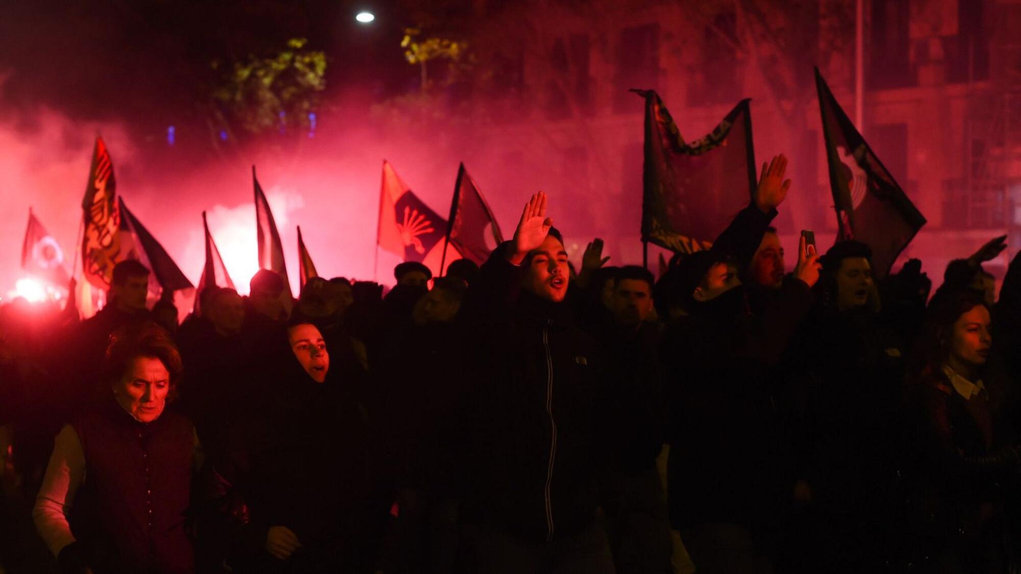Manifestación Falange 20N foto