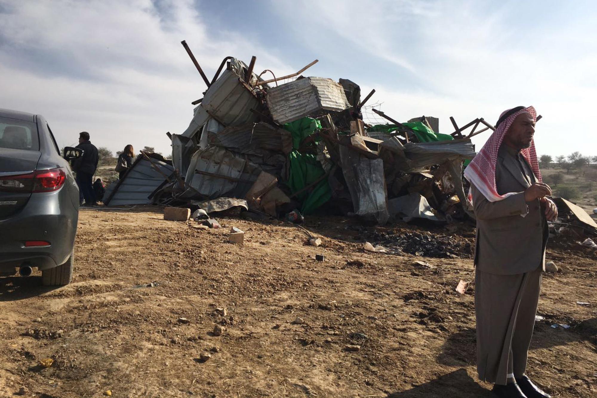 Demolicion de pueblos beduinos en el Negev