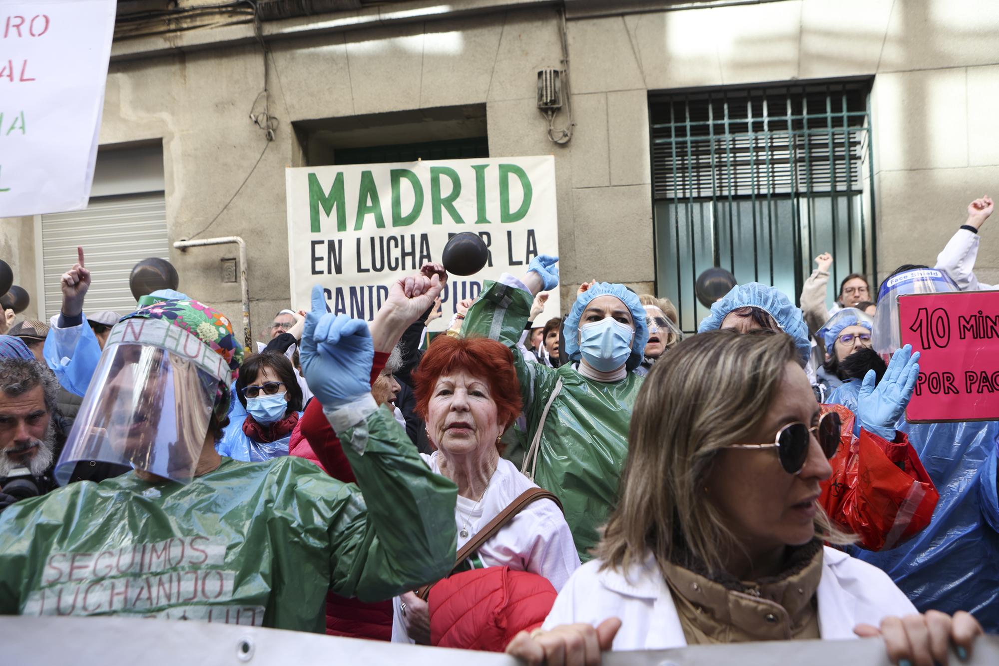 Manifestación médicos Consejería de Sanidad 4