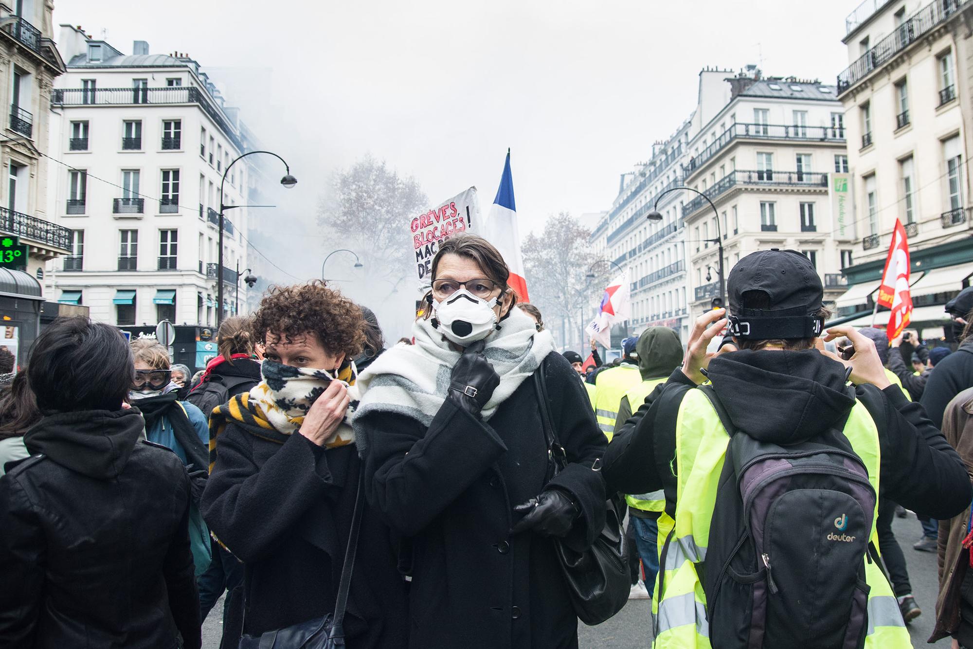 Protestas París