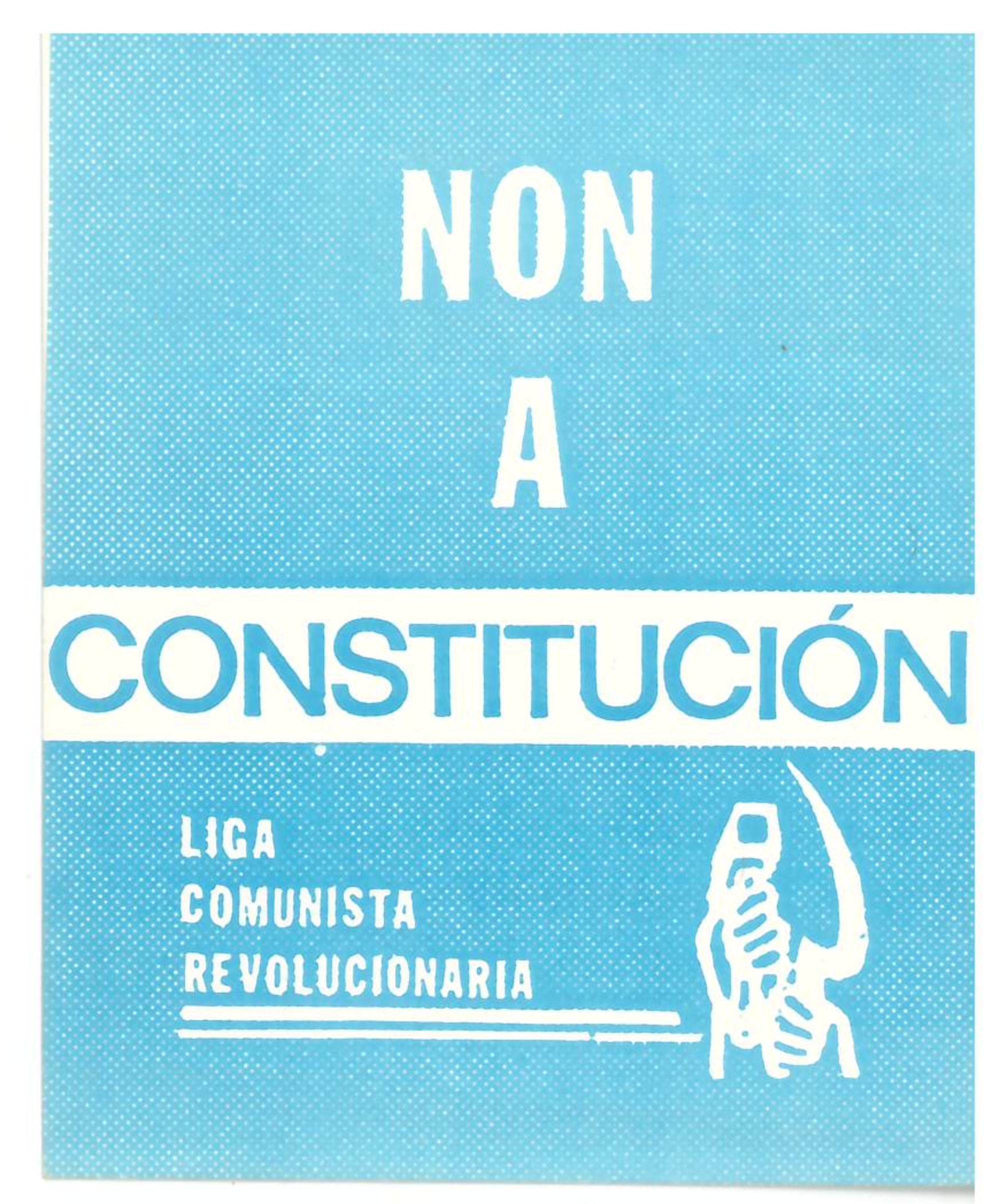 LCR non constitución do 1978