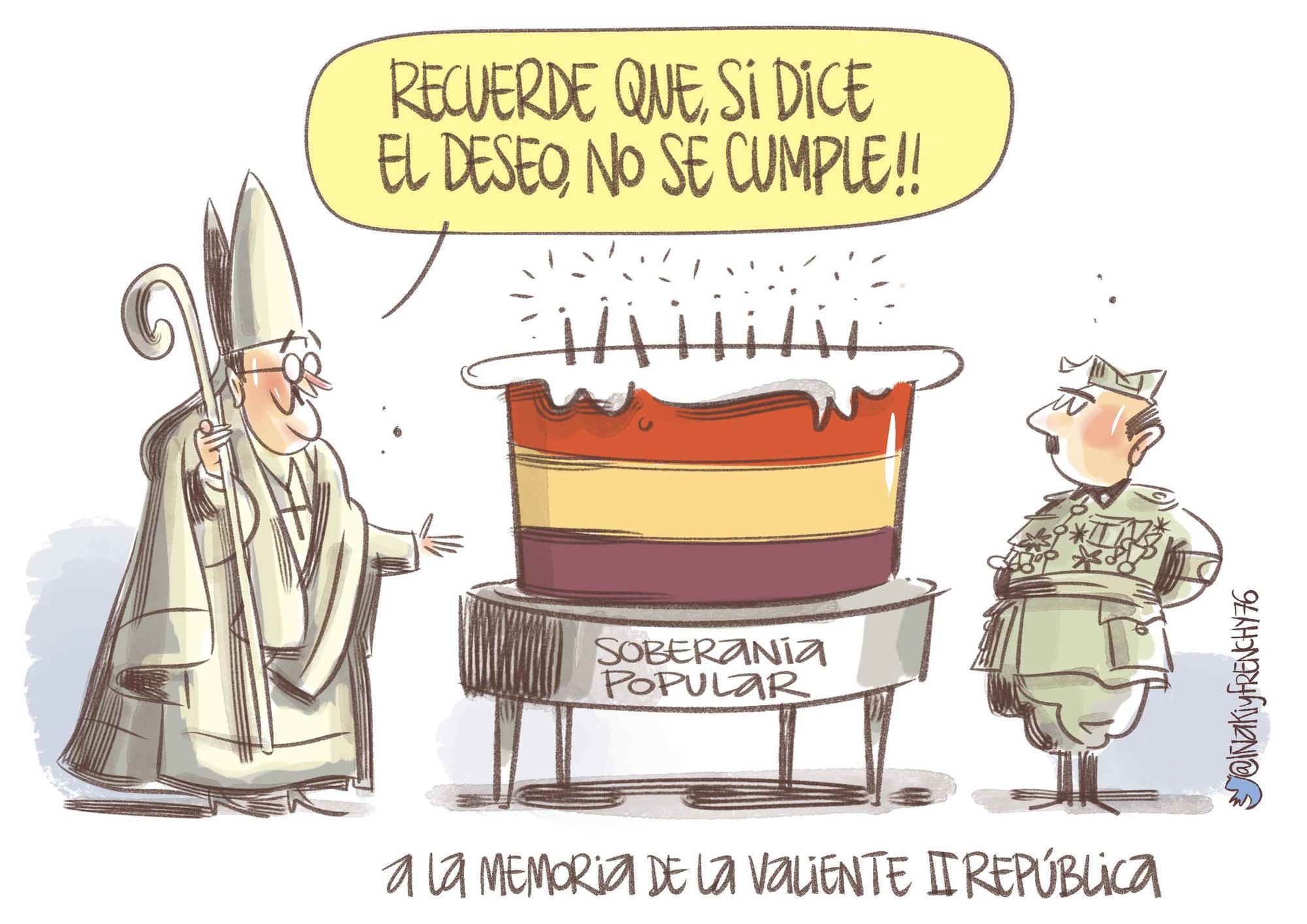 A la memoria de la valiente II República.