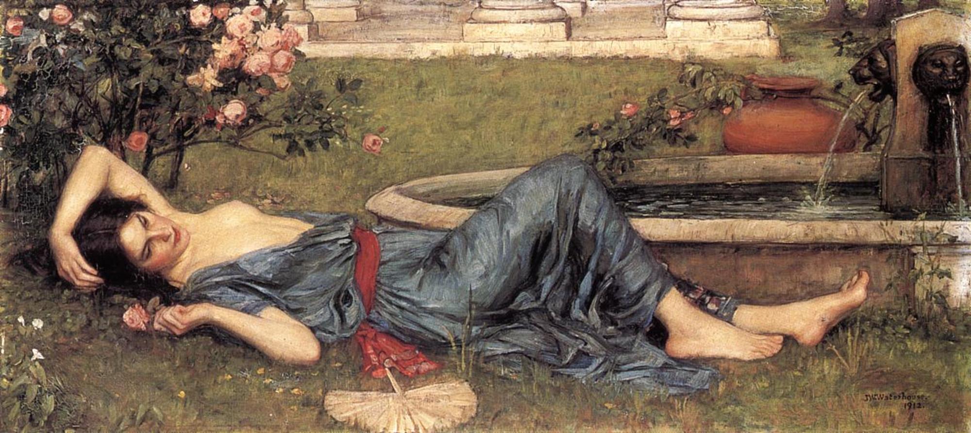 John William Waterhouse 1912 Sweet summer