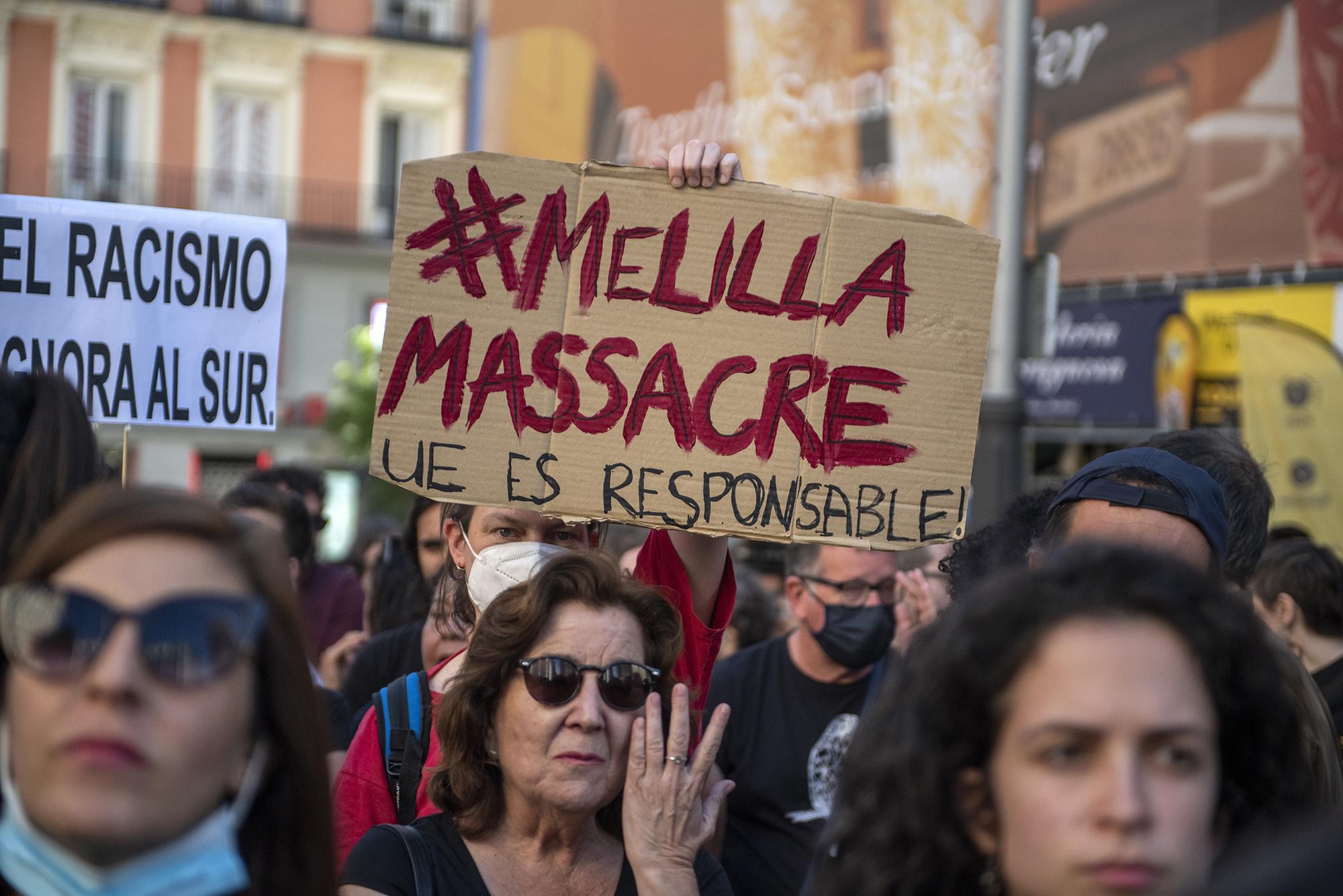 Concentración Callao masacre melilla - 16