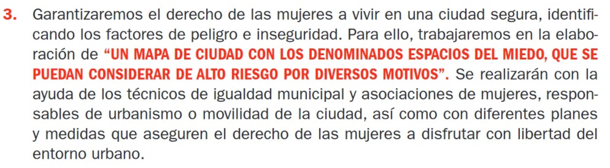 Igualdad programa psoe mérida