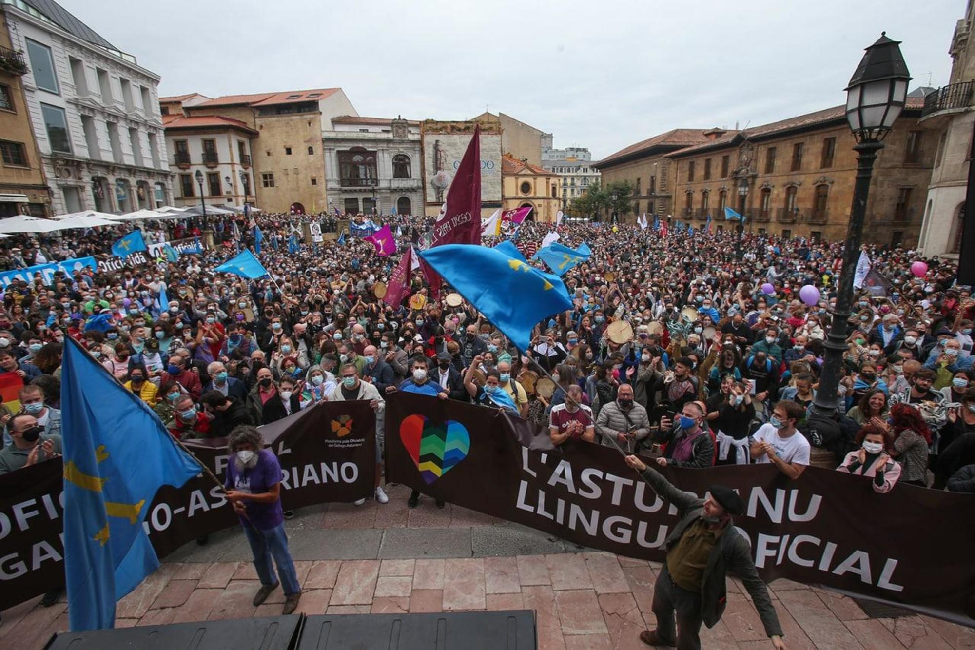 Manifestación Asturianu oct.2021