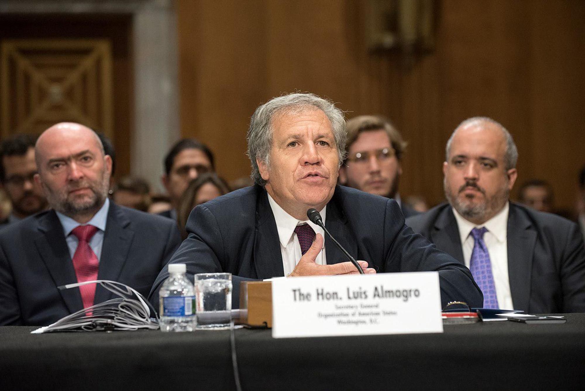 El secretario general de la Organización de los Estados Americano (Luis Almagro).