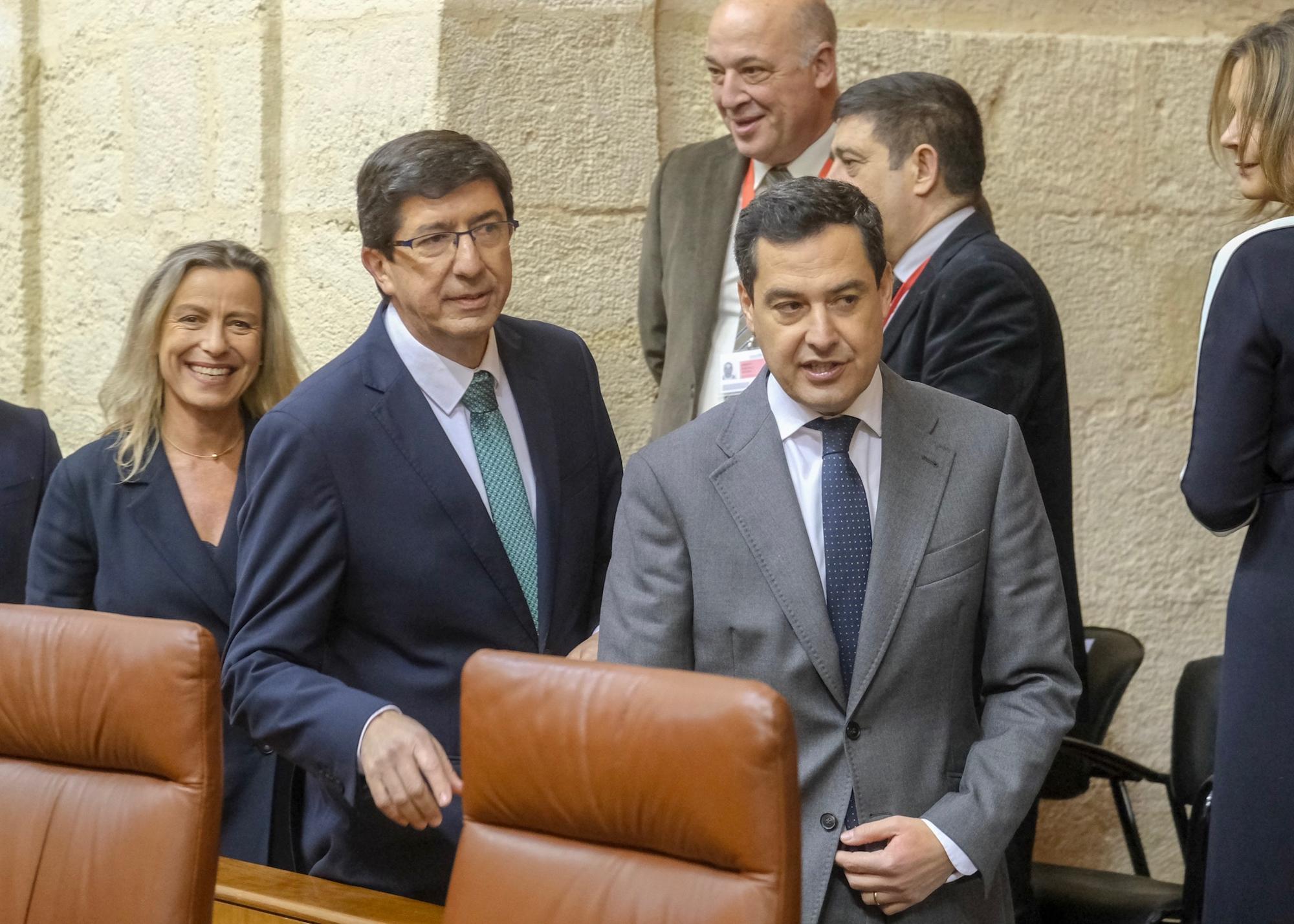 Juan Marín y Juanma Moreno
