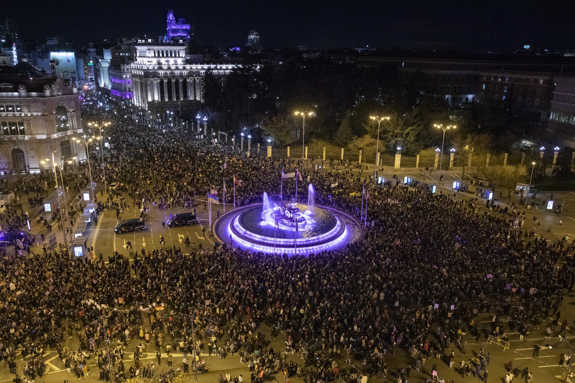 8M 2023 Cibeles