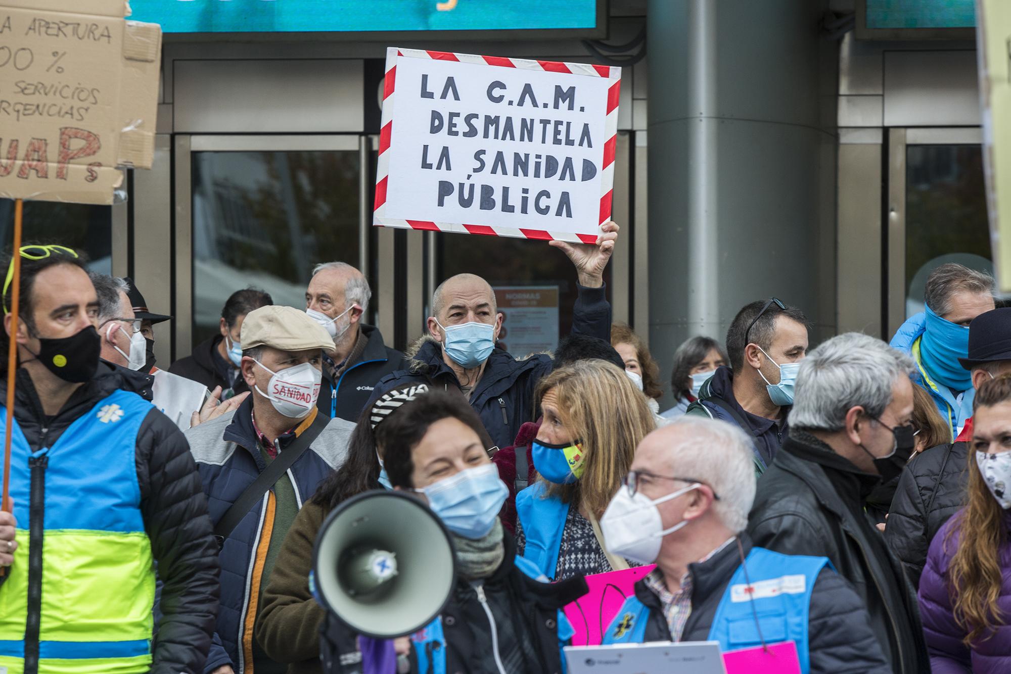 Concentración en el Wizink cierre de los Servicios de Urgencia de la Atención Primaria