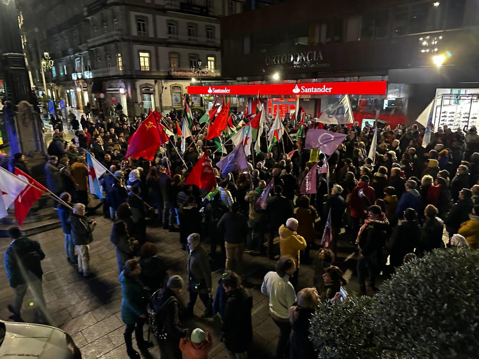 Manifestación palestina galiza 6 de novembro - 2