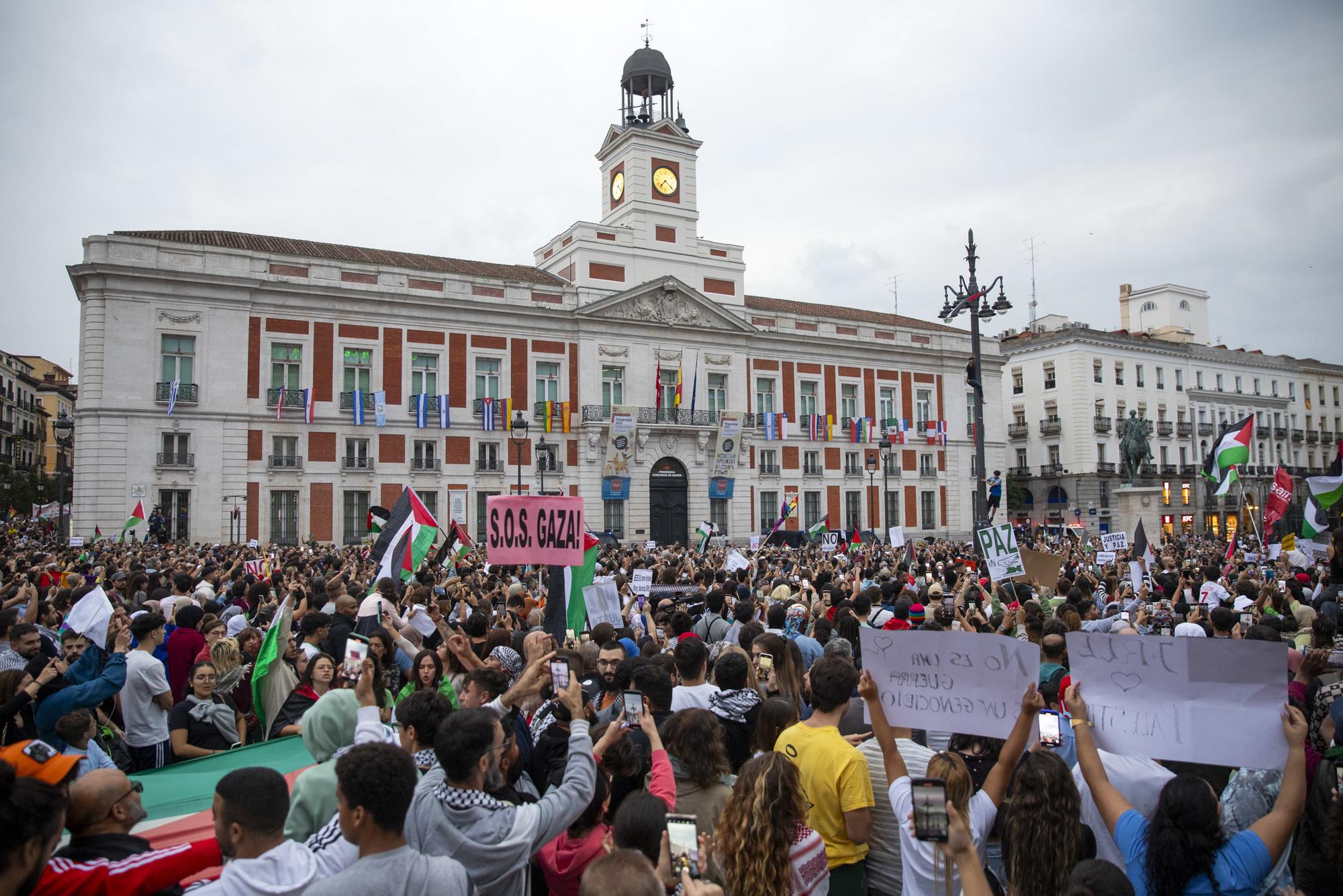 Manifestación Gaza Madrid Atocha - 6