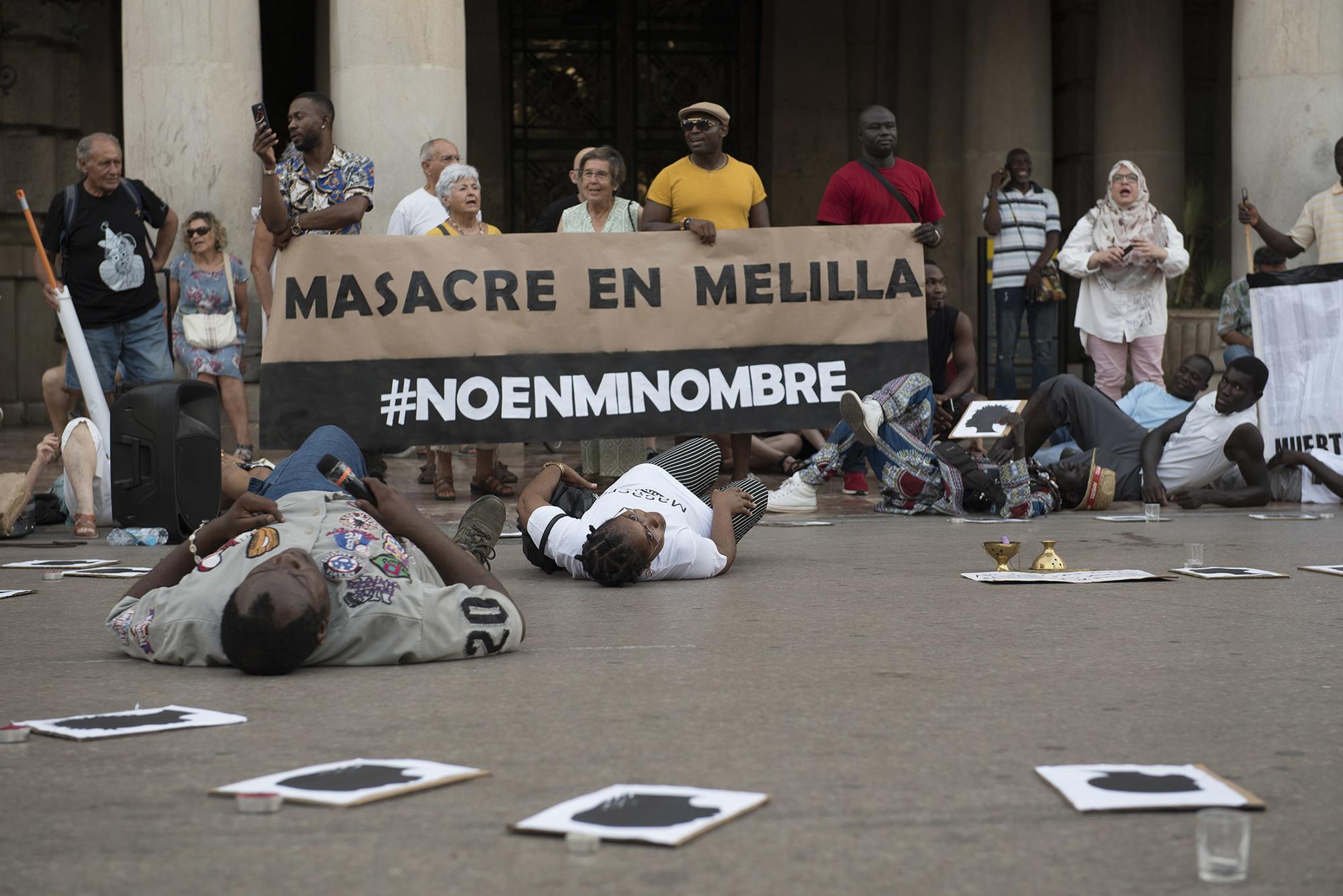 Concentración masacre de Melilla 2
