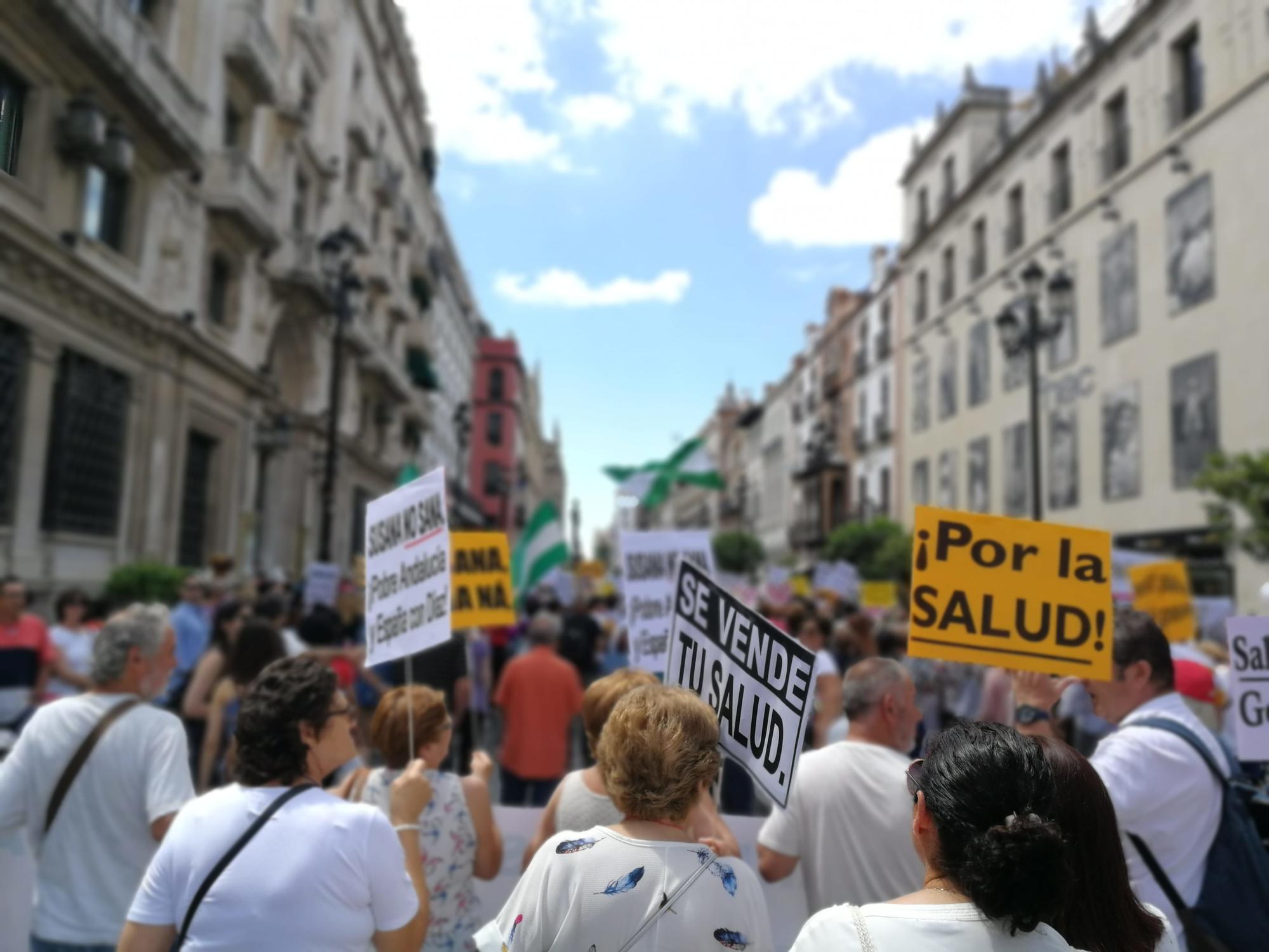 Manifestación Sanidad Pública en Sevilla 2