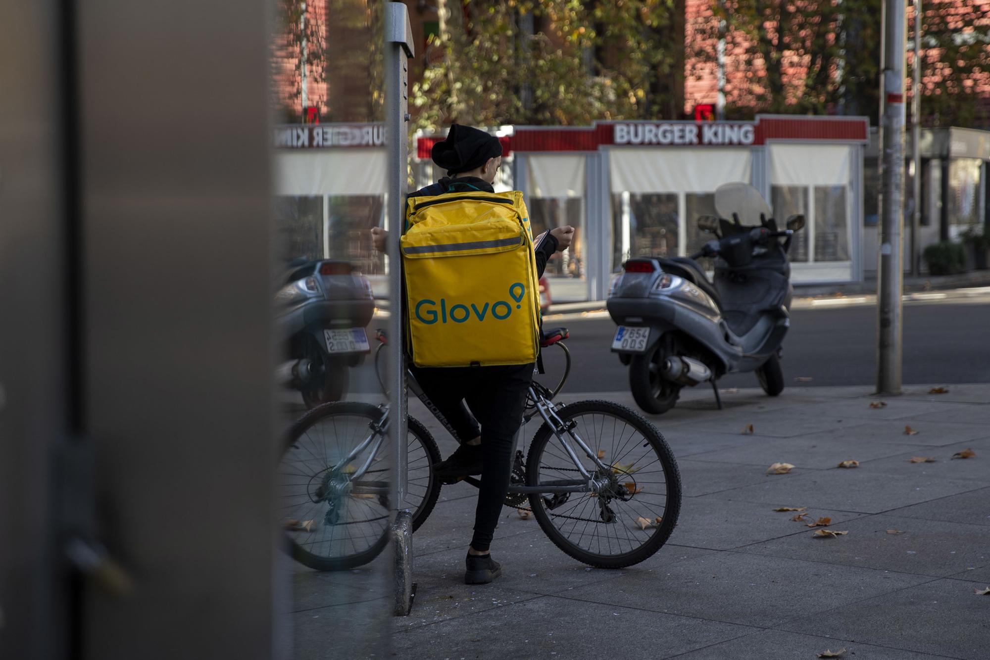 Repartidor de Glovo en Madrid 2