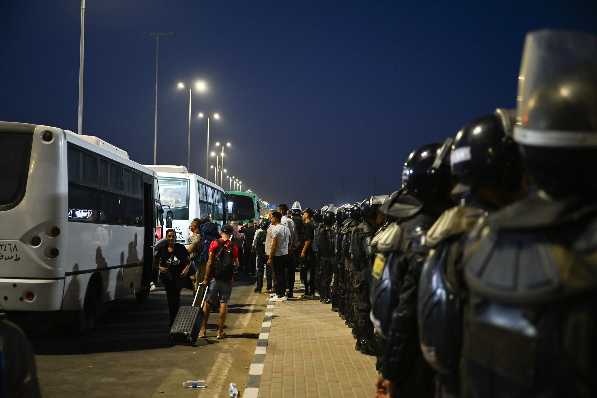 Represion marcha gaza 1