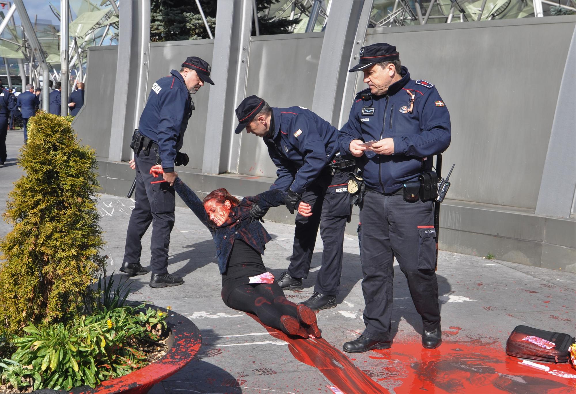 Protesta acción contra BBVA 2019