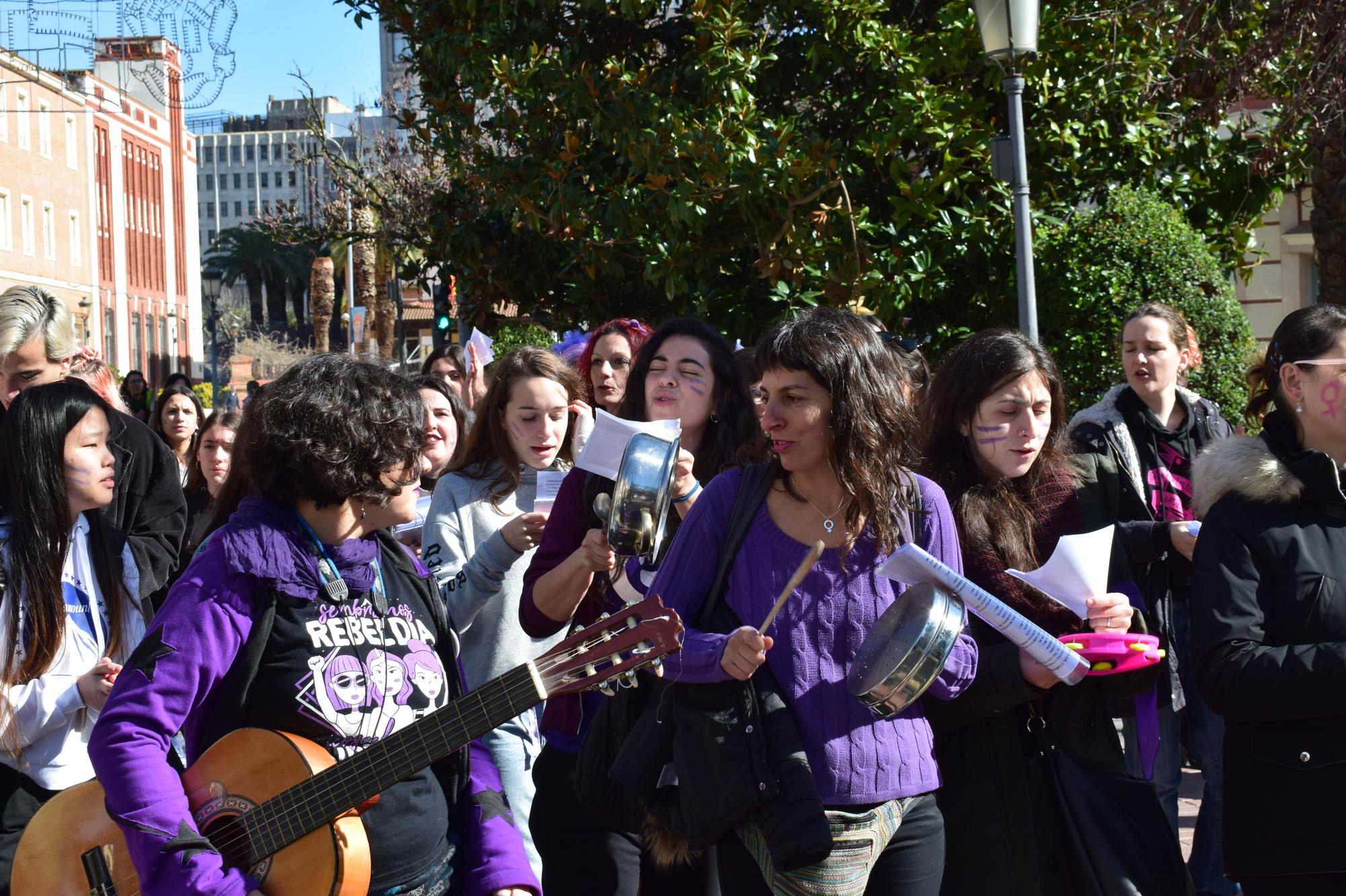 Acto feminista en Badajoz