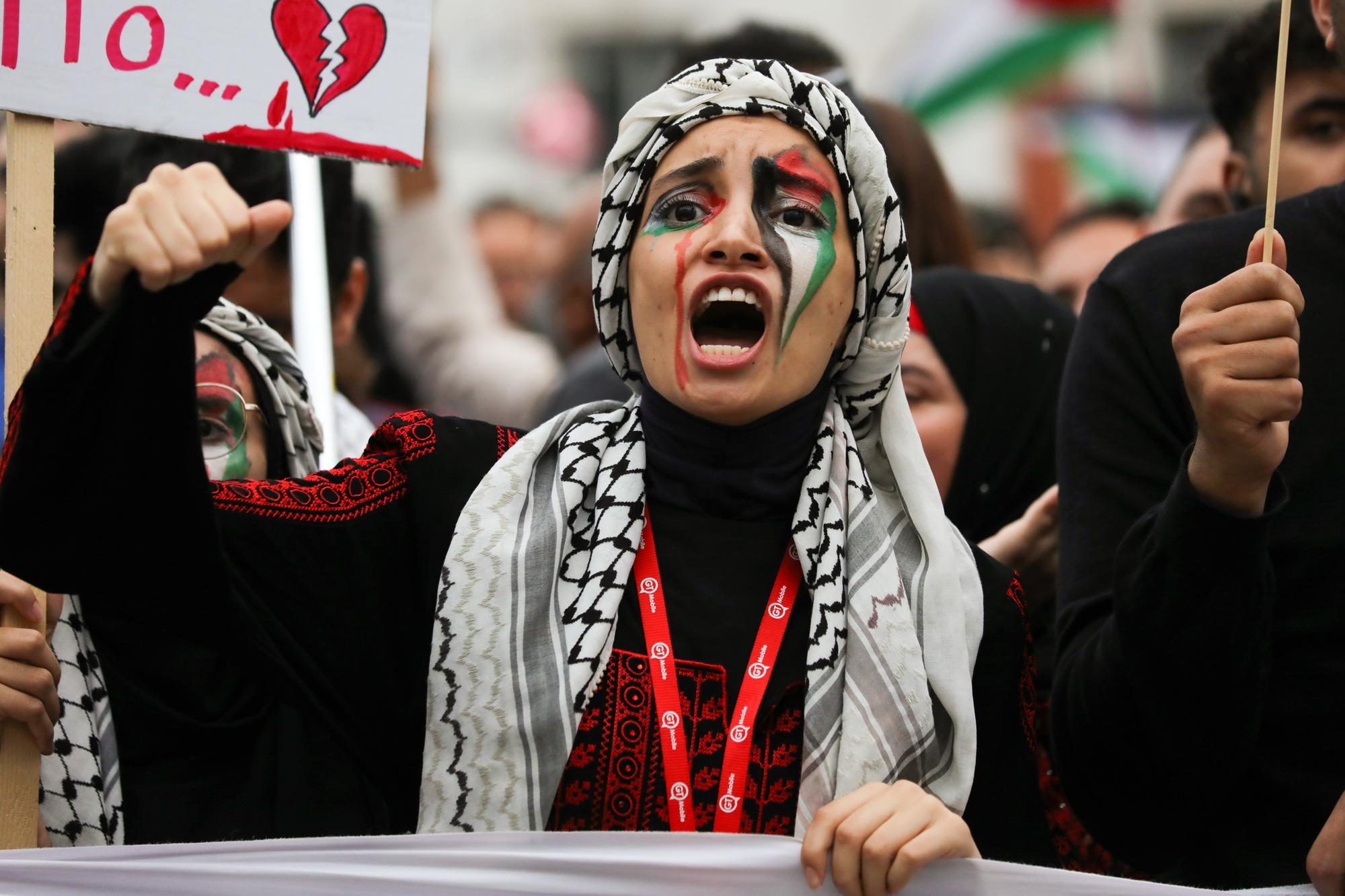 Mani pro Gaza en Madrid