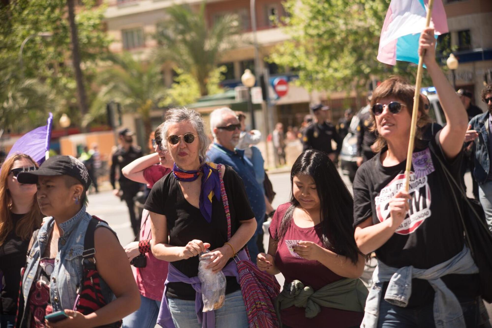 Manifestacion 1M Alacant 15 bloque no mixto