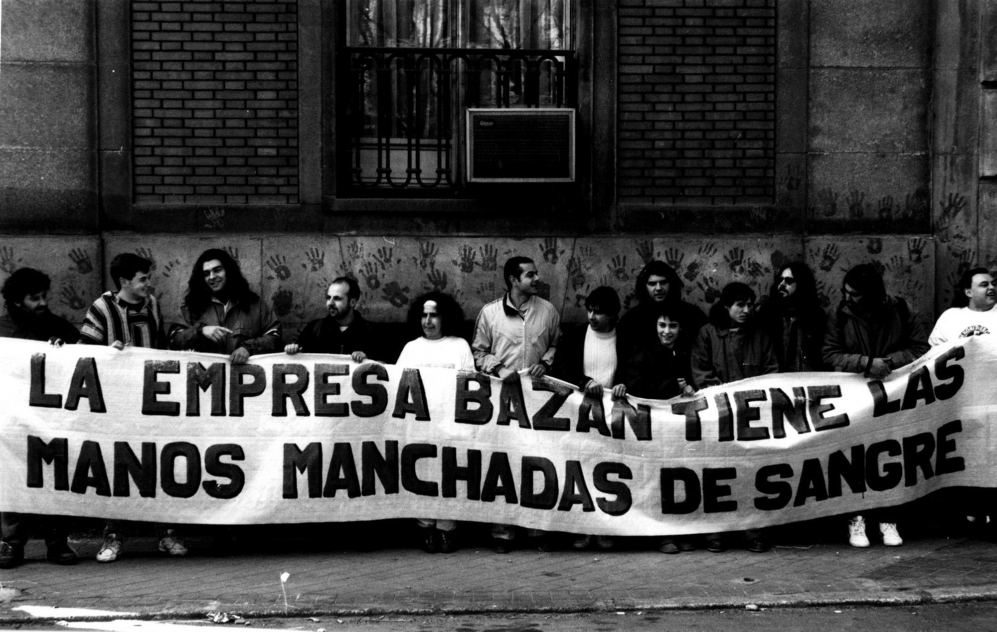 Protesta del MOC en Bazán