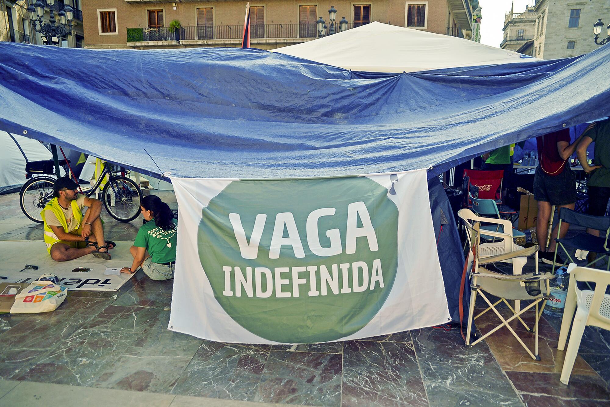 Acampada por la educación pública Valencia - 2