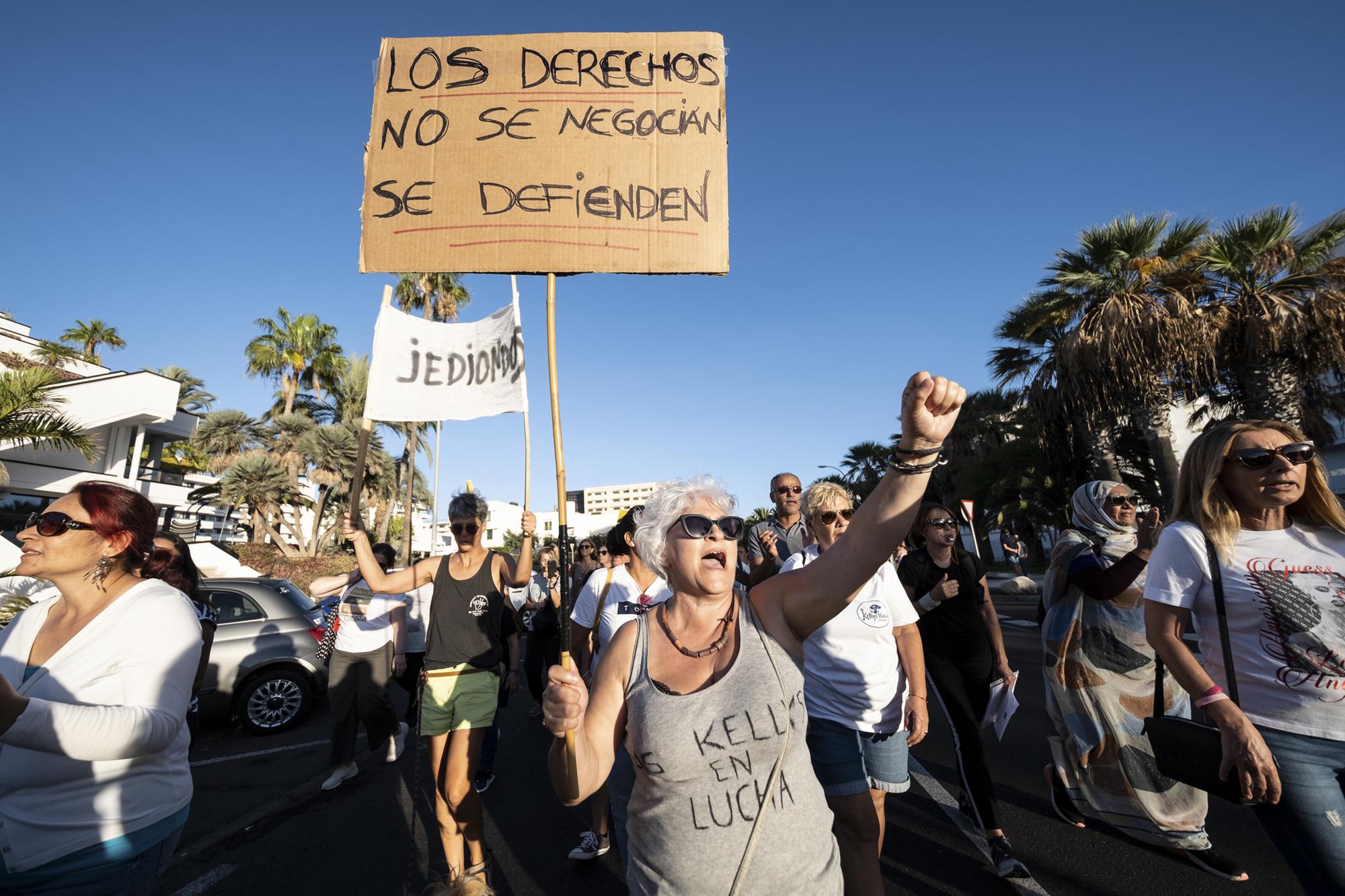 Manifestación Kellys Tenerife - 1