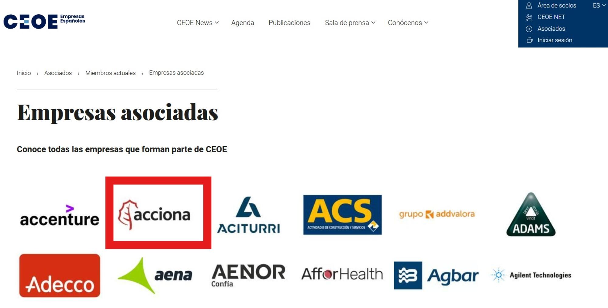 Acciona CEOE