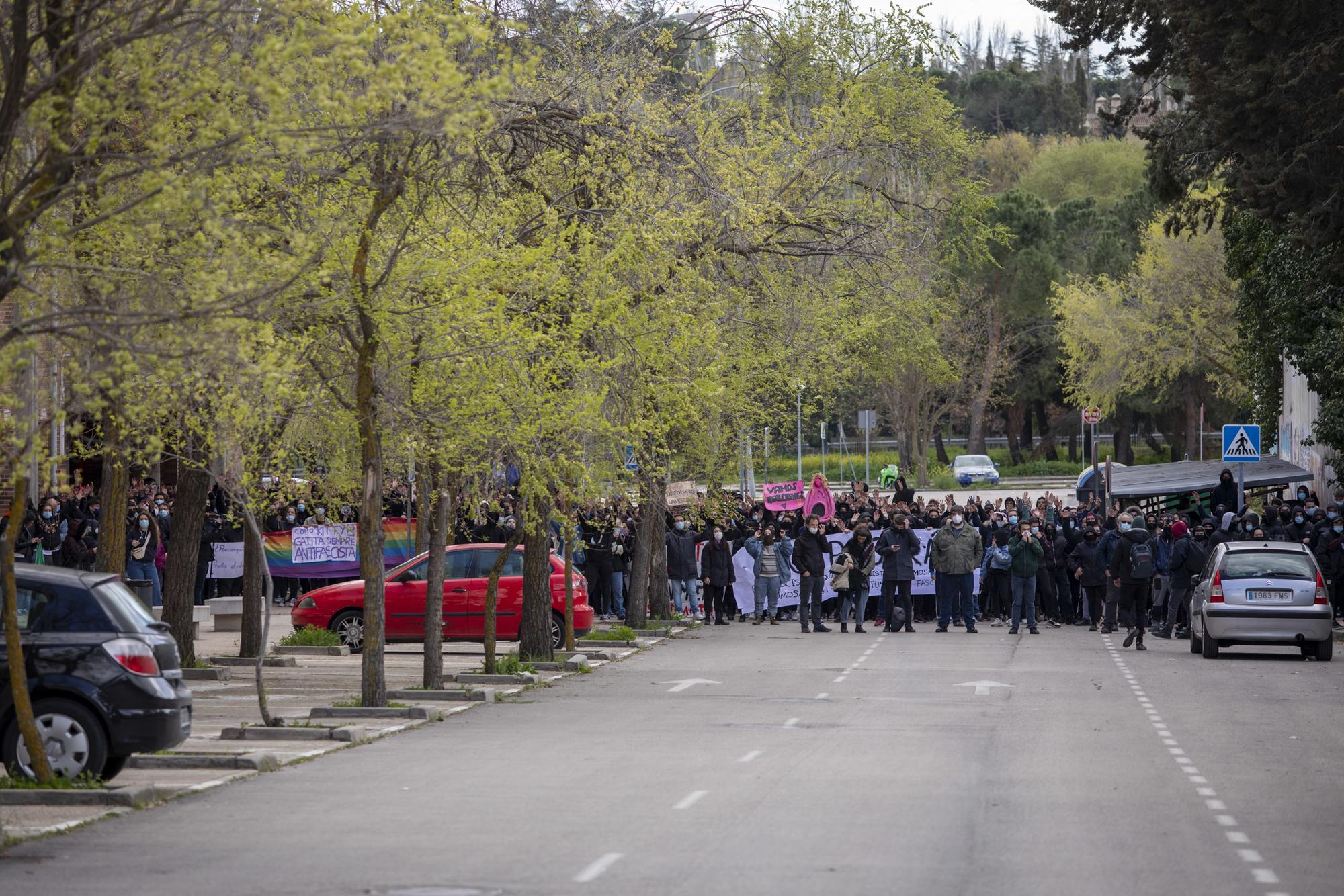 Antifascistas Universidad Politicas Ortega Smith - 1