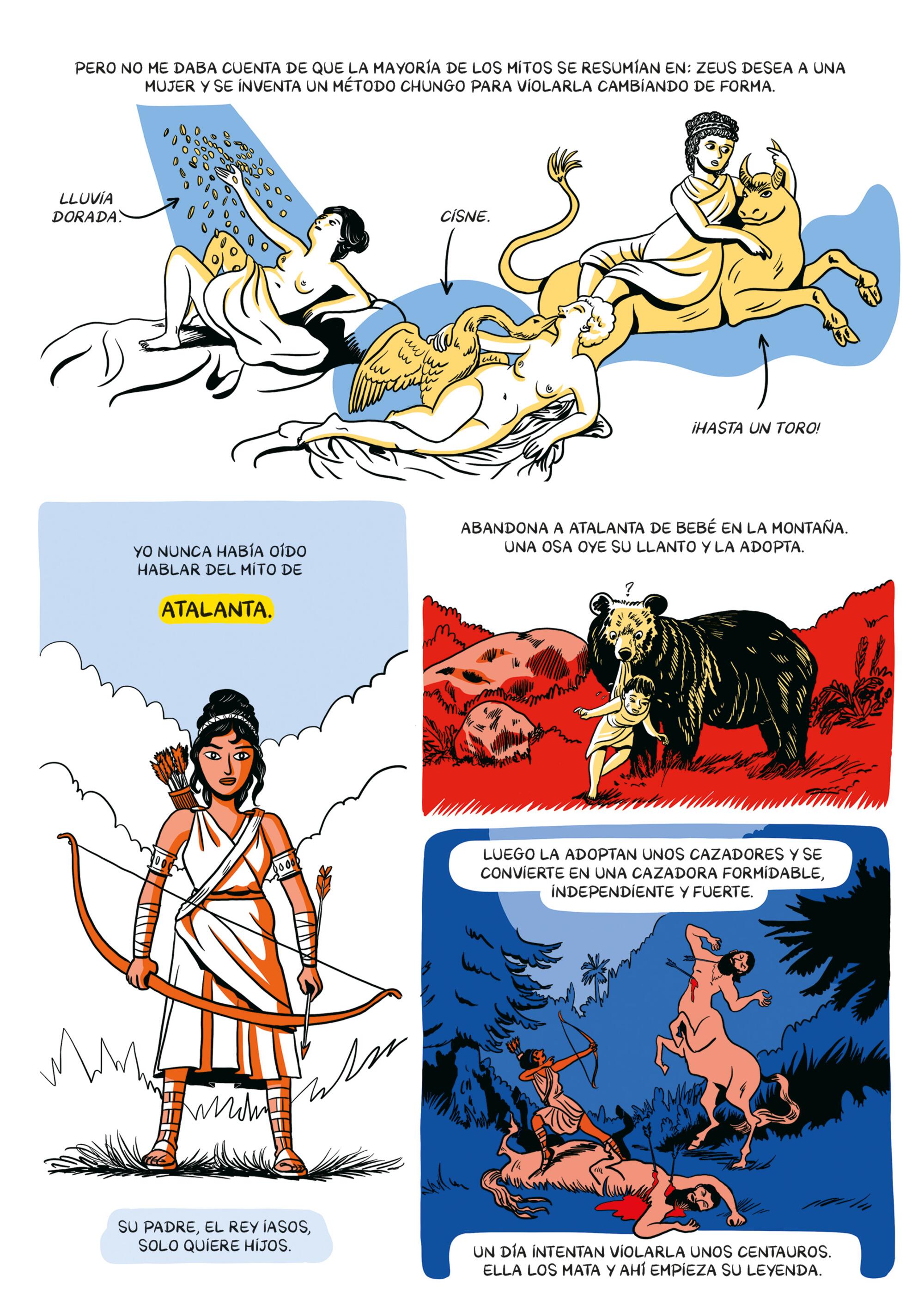 Página del cómic ‘Las grandes olvidadas’, escrito por Titiou Lecoq y dibujado por Marie Dubois