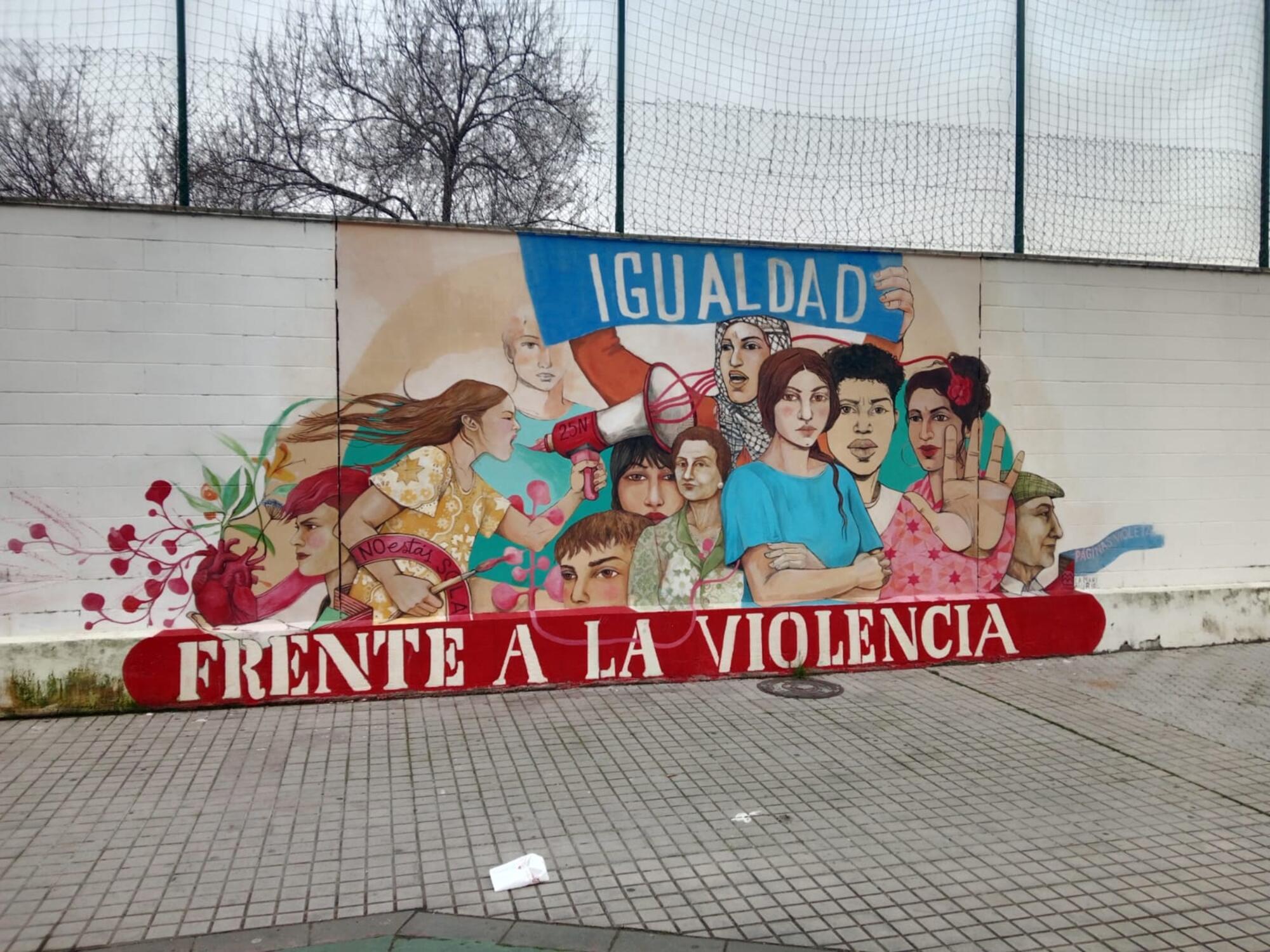 Mural Sevilla vandalizado 1