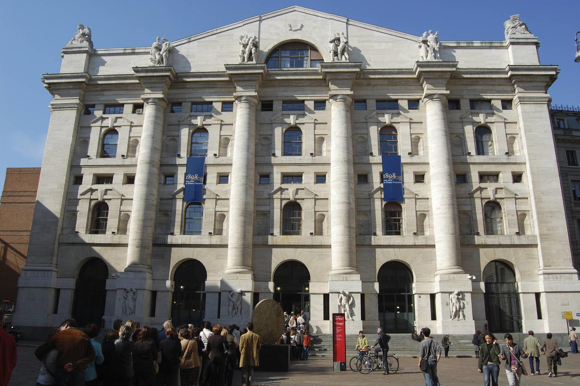 Edificio de la bolsa italiana