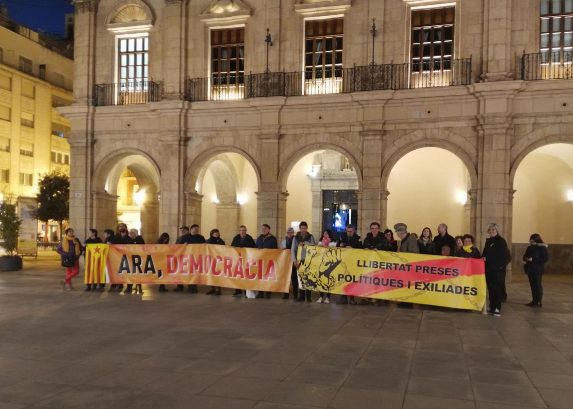 Concentració pels presos catalans a castelló