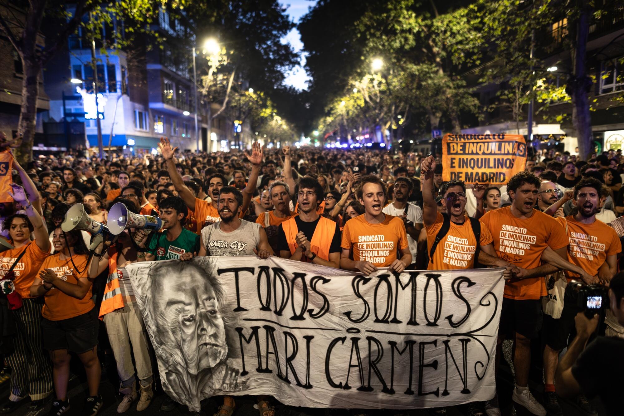 Manifestación por Maricarmen Madrid